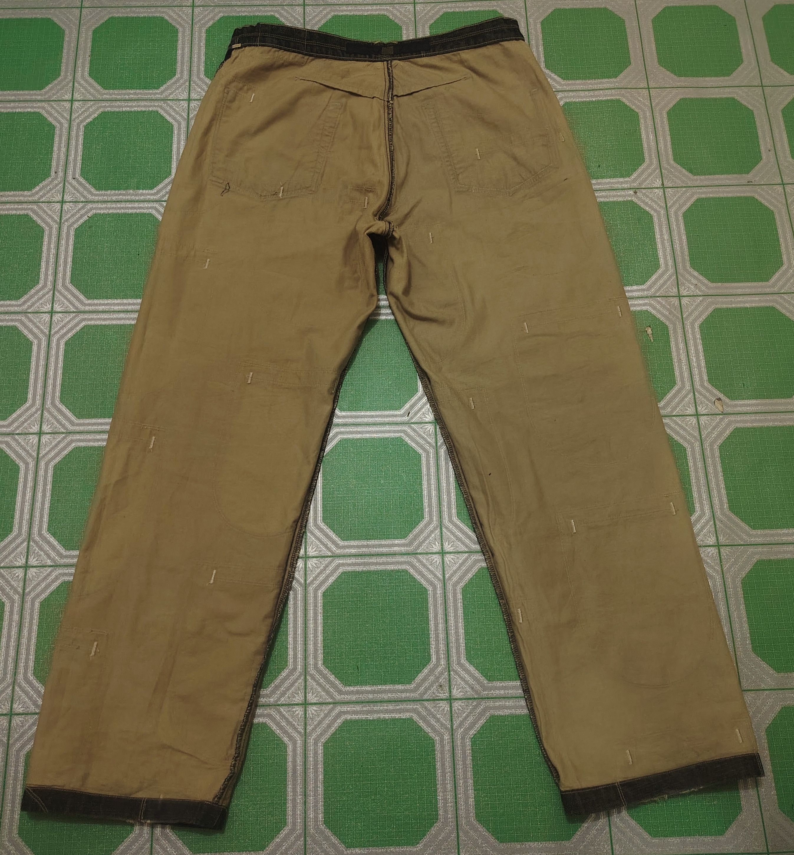 Who Decides War Rare!!! Marithe Francois Girbaud Patchwork Baggy Pants Jeans Size US 38 / EU 54 - 22 Thumbnail