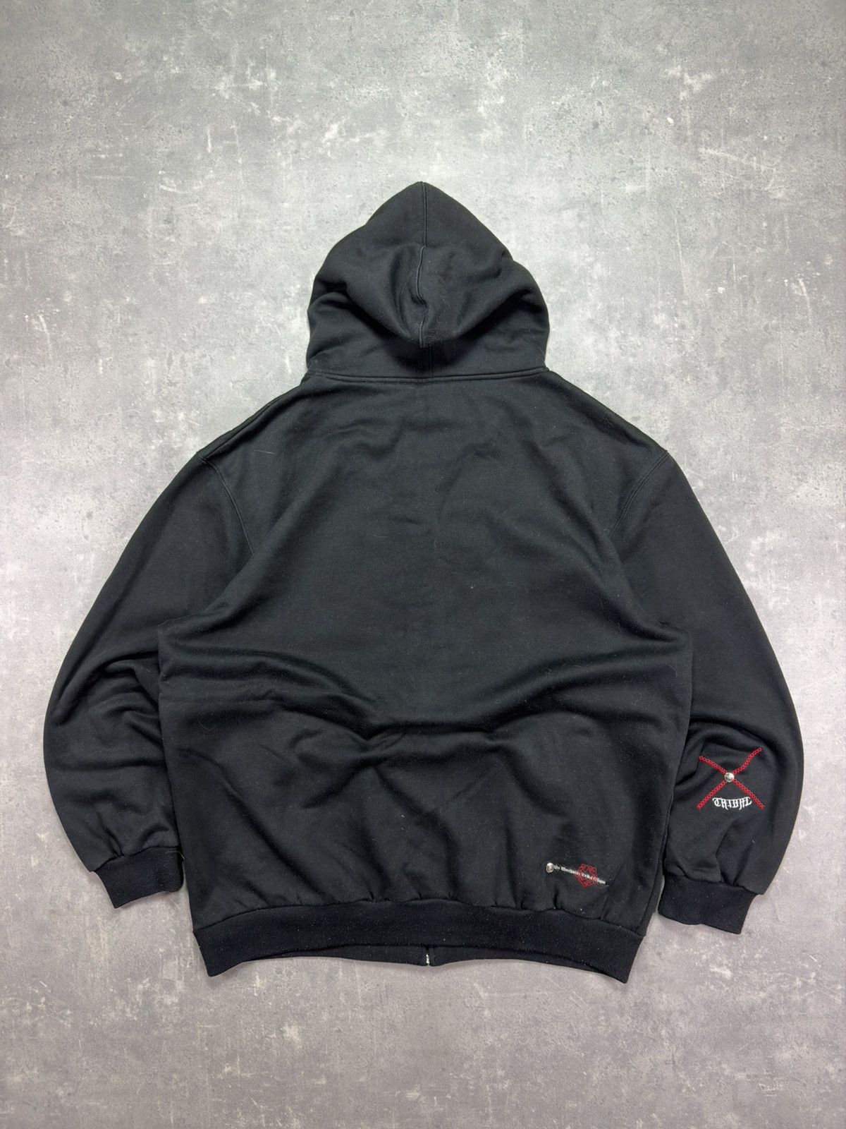 Tribal Streetwear Tribal Gear Printed Skull Baggy Zip Hoodie XXL Affliction Size US XXL / EU 58 / 5 - 2 Thumbnail