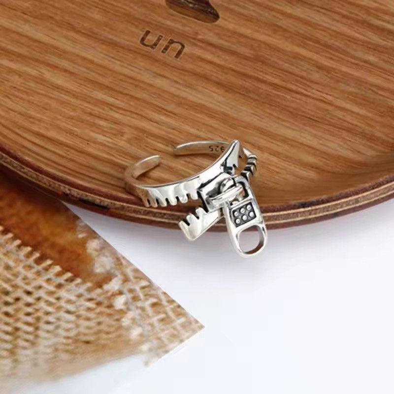 Jewelry Zip Adjustable Ring Size ONE SIZE - 6 Thumbnail