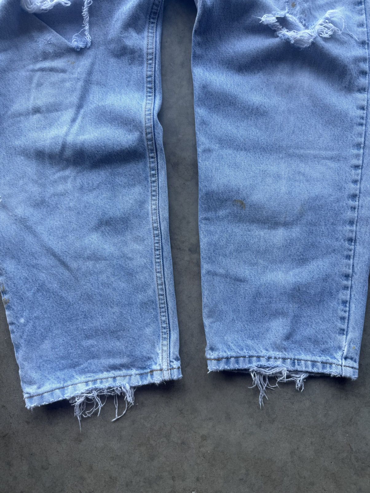 Calvin Klein Vintage Calvin Klein Distressed Ripped Denim 90s 36/32 Size US 36 / EU 52 - 4 Thumbnail
