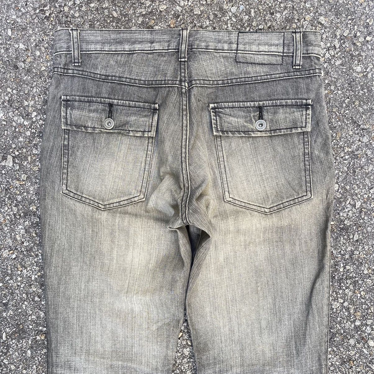 ABAHOUSE Flare Jeans Abahouse Japan Boot Cut Denim Faded Black Size US 30 / EU 46 - 14 Thumbnail
