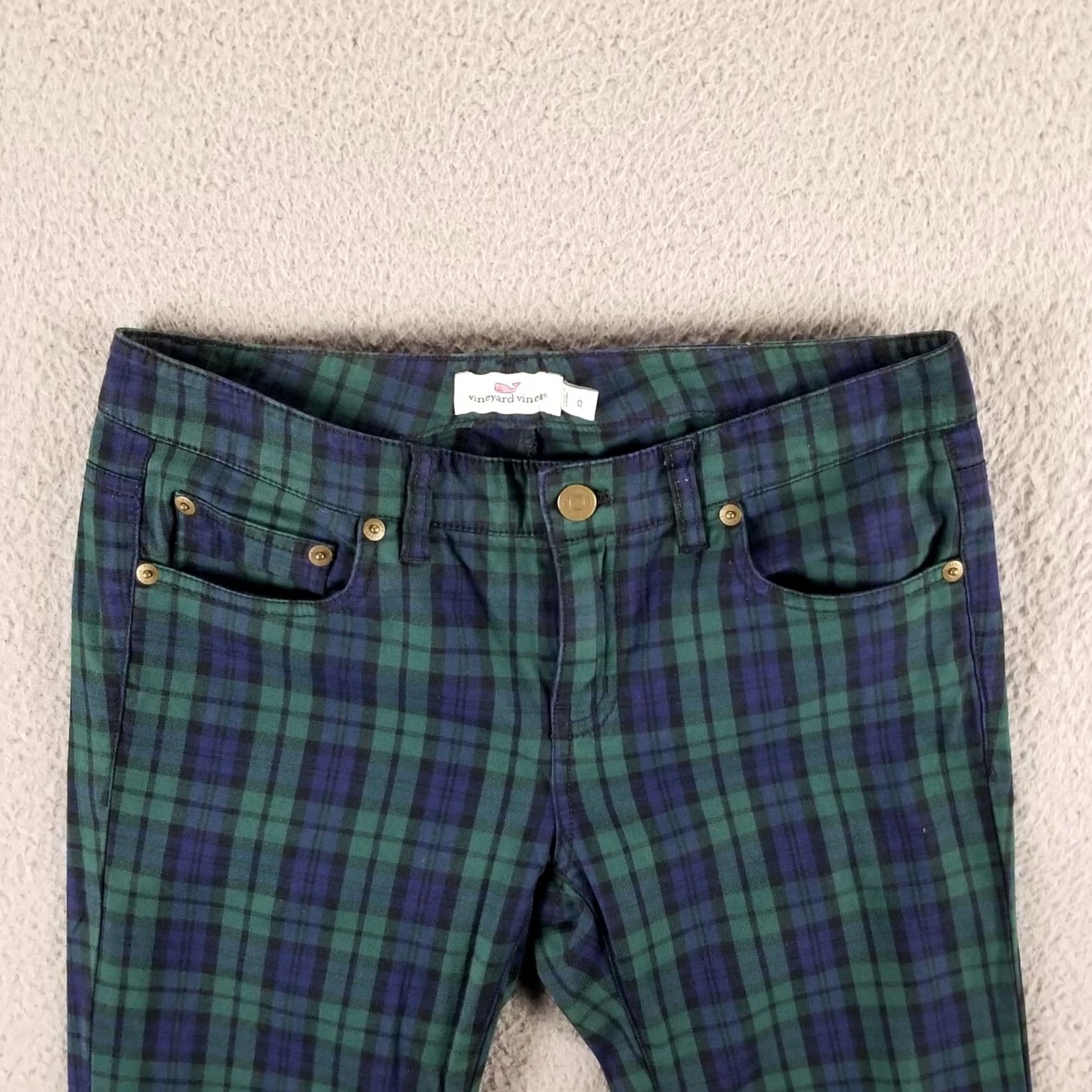 Vineyard Vines Vineyard Vines Jolly Plaid Jamie Tartan Cocktail Pants 28X28 Woman Size 0 Size 25" / US 0 / IT 36 - 2 Thumbnail