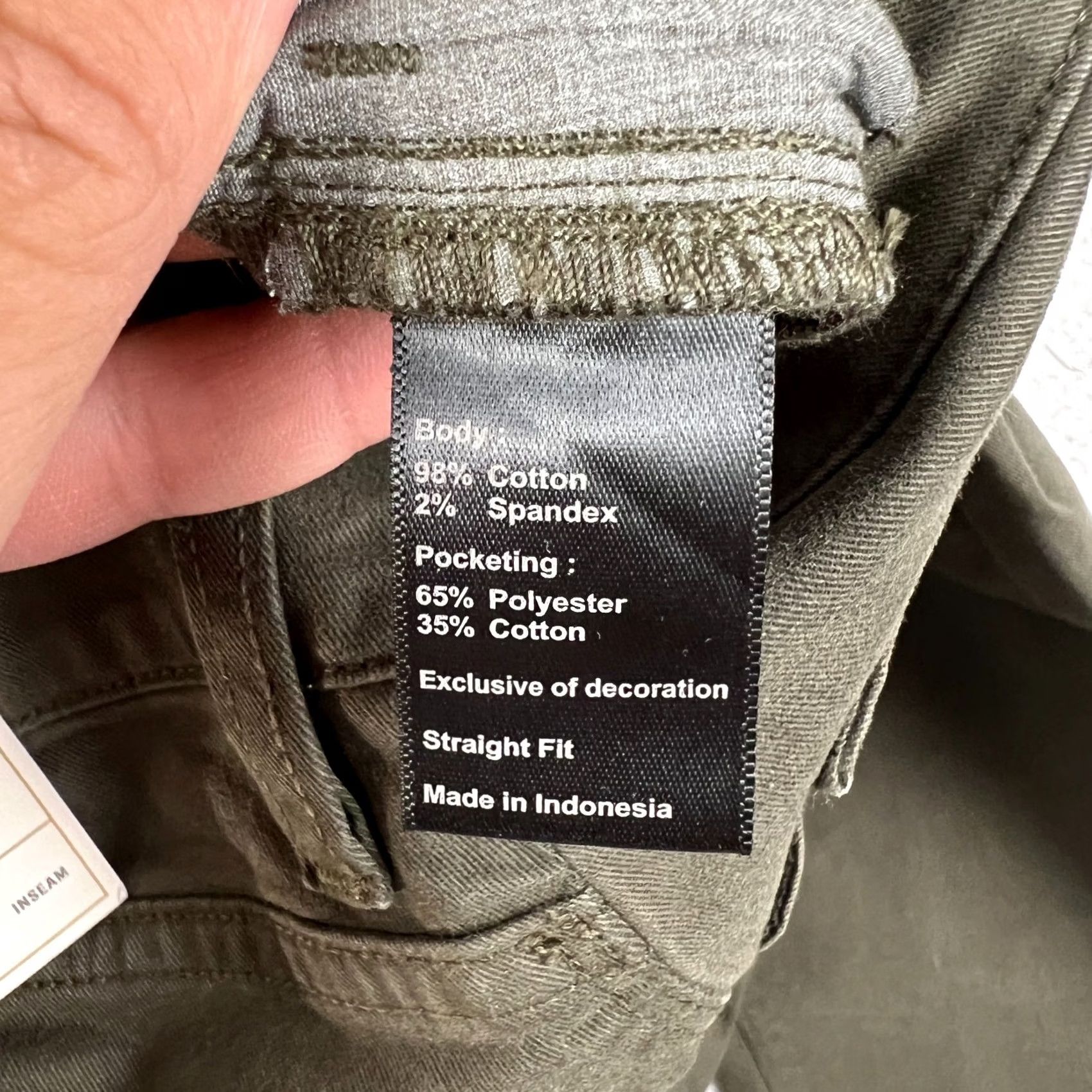 Flint And Tinder VINTAGE? No — Flint And Tinder Chino Pants 28x30 Green Straight Fit Stretch Casual Mens 5-Pocket Size US 28 / EU 44 - 6 Thumbnail