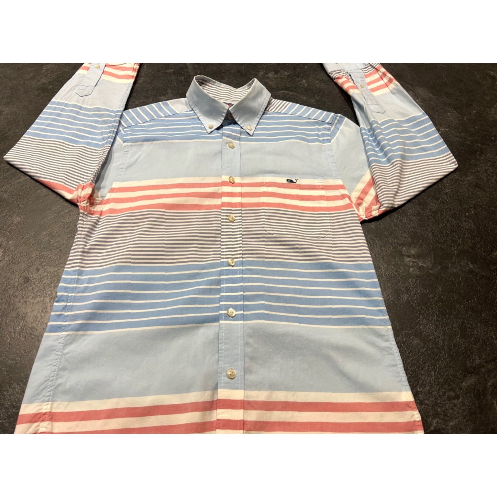 Vineyard Vines Vineyard Vines Slim Fit Tucker Shirt Men's Small Multicolor Colorblock Long Sleeve Button-Down Size US S / EU 44-46 / 1 - 2 Thumbnail