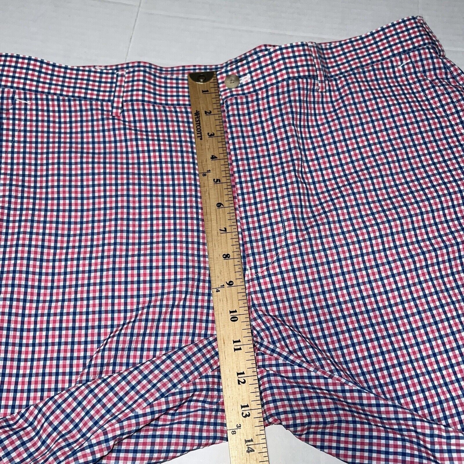 Peter Millar Peter Millar Shorts Mens 36 Crown Sport Seersucker Plaid Size US 36 / EU 52 - 10 Thumbnail