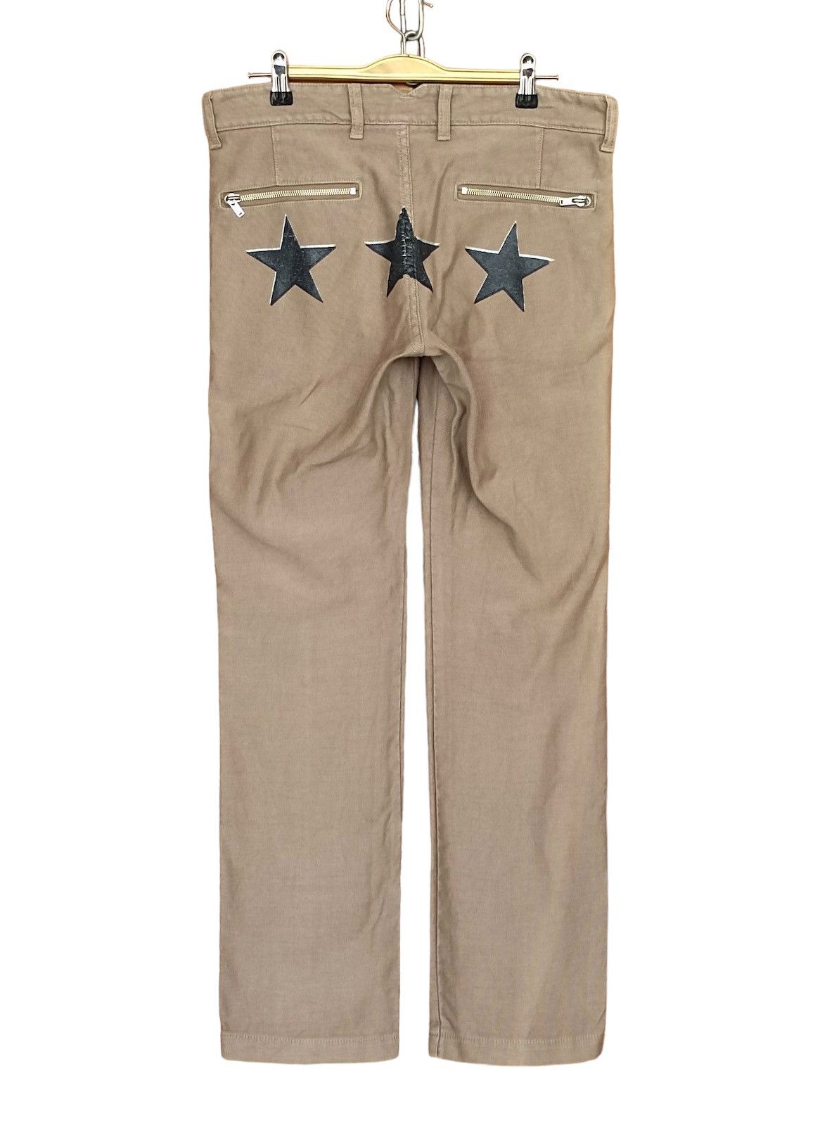Hysteric Glamour × Undercover Japanese Brand Biglidue Stars Printed Pants Size US 33 - 1 Thumbnail