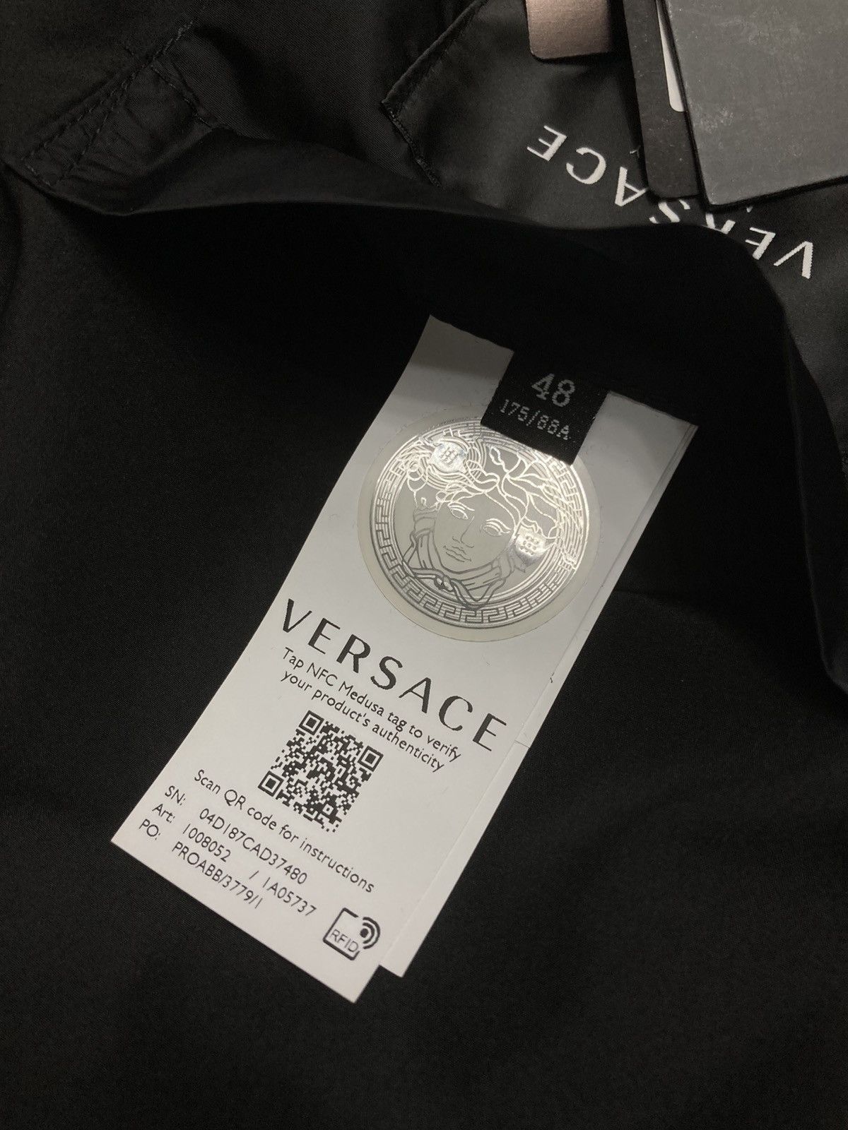 Versace Versace Mens Mainline Baroque Jacket Size 48 Size US M / EU 48-50 / 2 - 11 Thumbnail