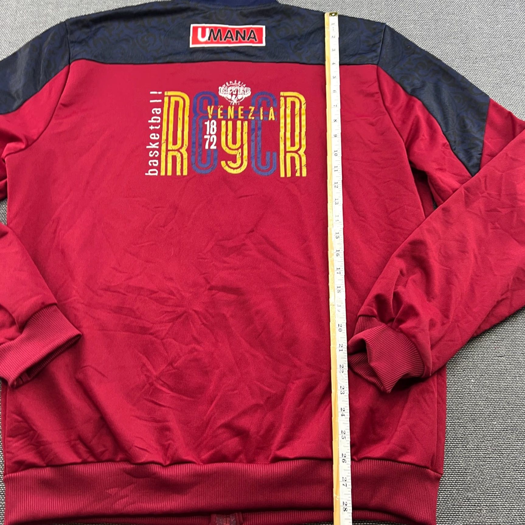 Errea Erreà Reyer Venezia 1872 Track Jacket Mens 2XL XXL Basketball Full Zip Multicolor Size US XXL / EU 58 / 5 - 6 Thumbnail