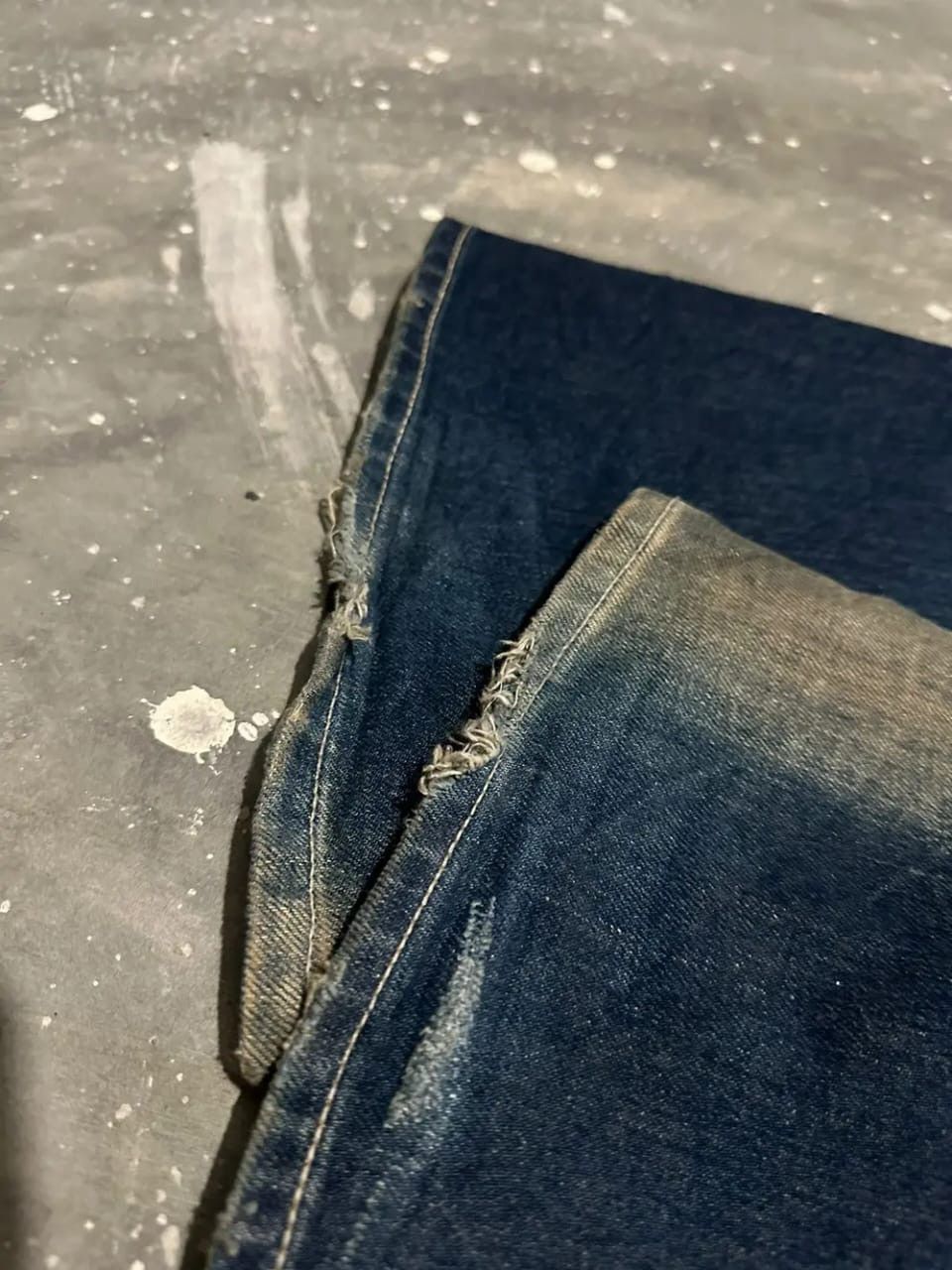 Vanquish Rare!!! Vanquish Japan studded Distressed FLared Mud Denim Size US 29 - 10 Thumbnail