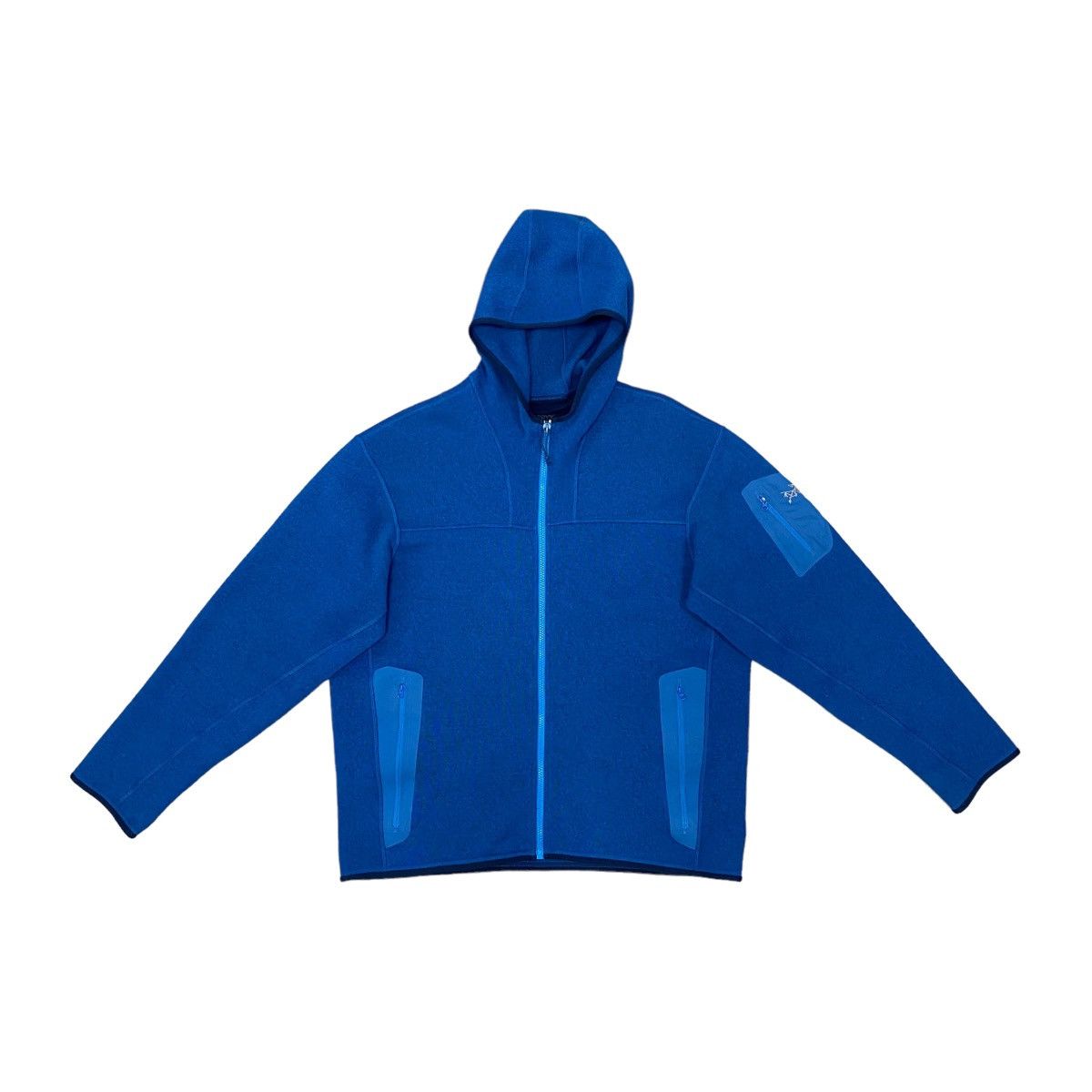 image of Arcteryx Covert Polartec Zip Hoody Fleece Jacket XL in Blue, Men's