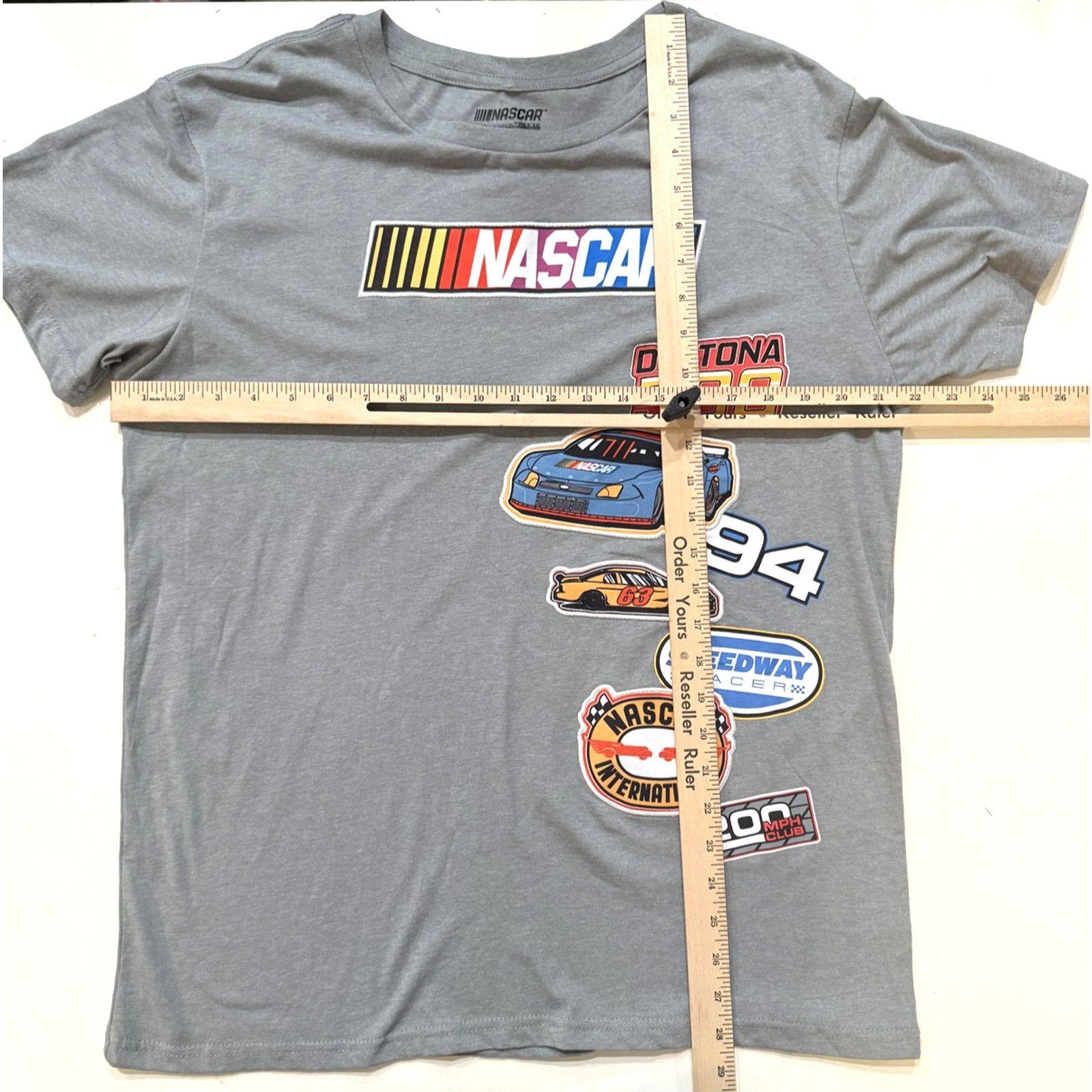 NASCAR NASCAR Daytona 500 Shirt Mens XL Gray Racing Speedway Cars Size US XL / EU 56 / 4 - 6 Thumbnail