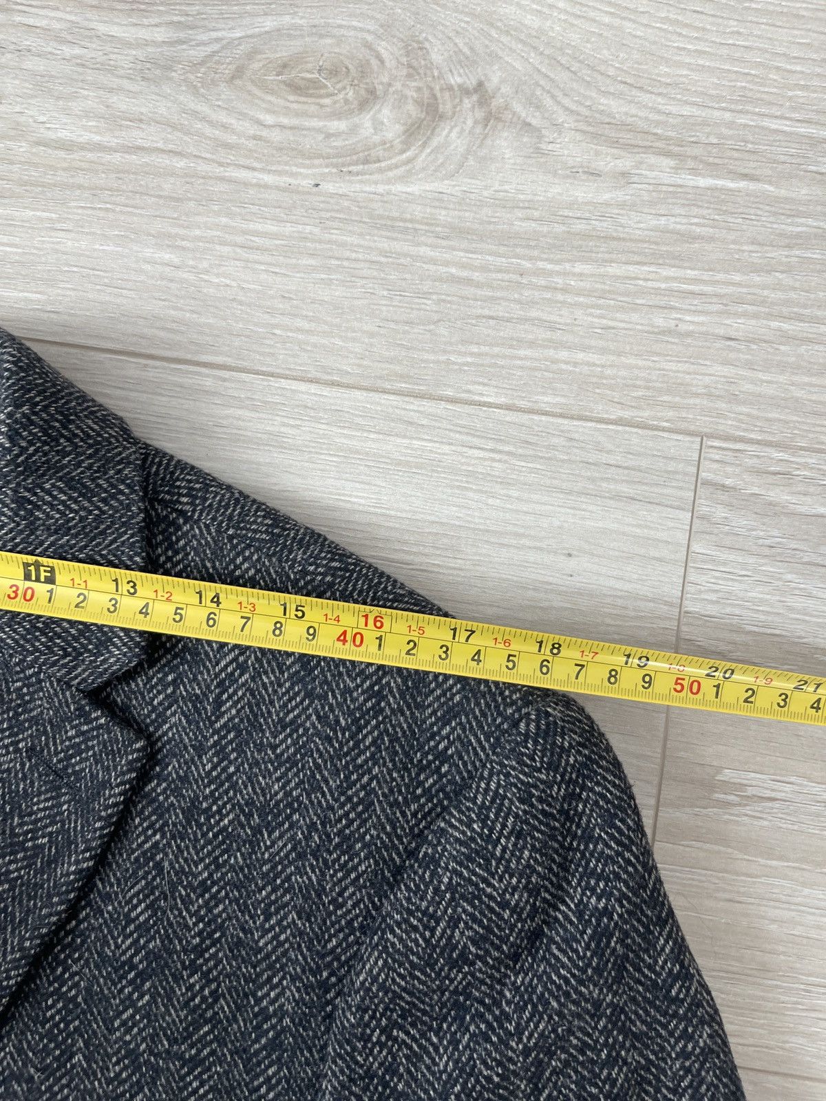 Marks & Spencer Marks Spencer blazer classic jacket wool sport coat grey Size 42R - 9 Thumbnail