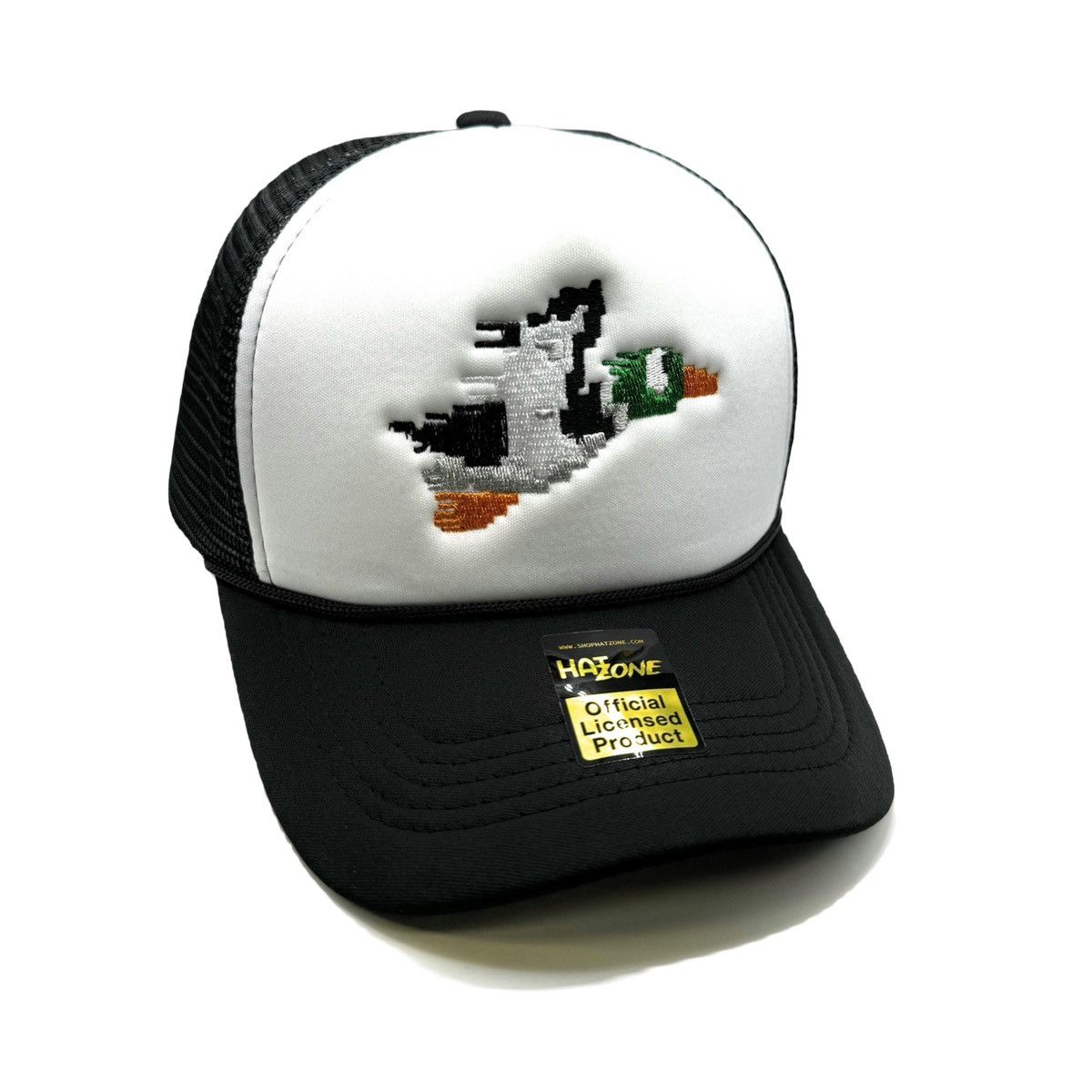 Other Duck Hunt XL Mesh Trucker SnapBack (White/Black) Size ONE SIZE - 1 Preview