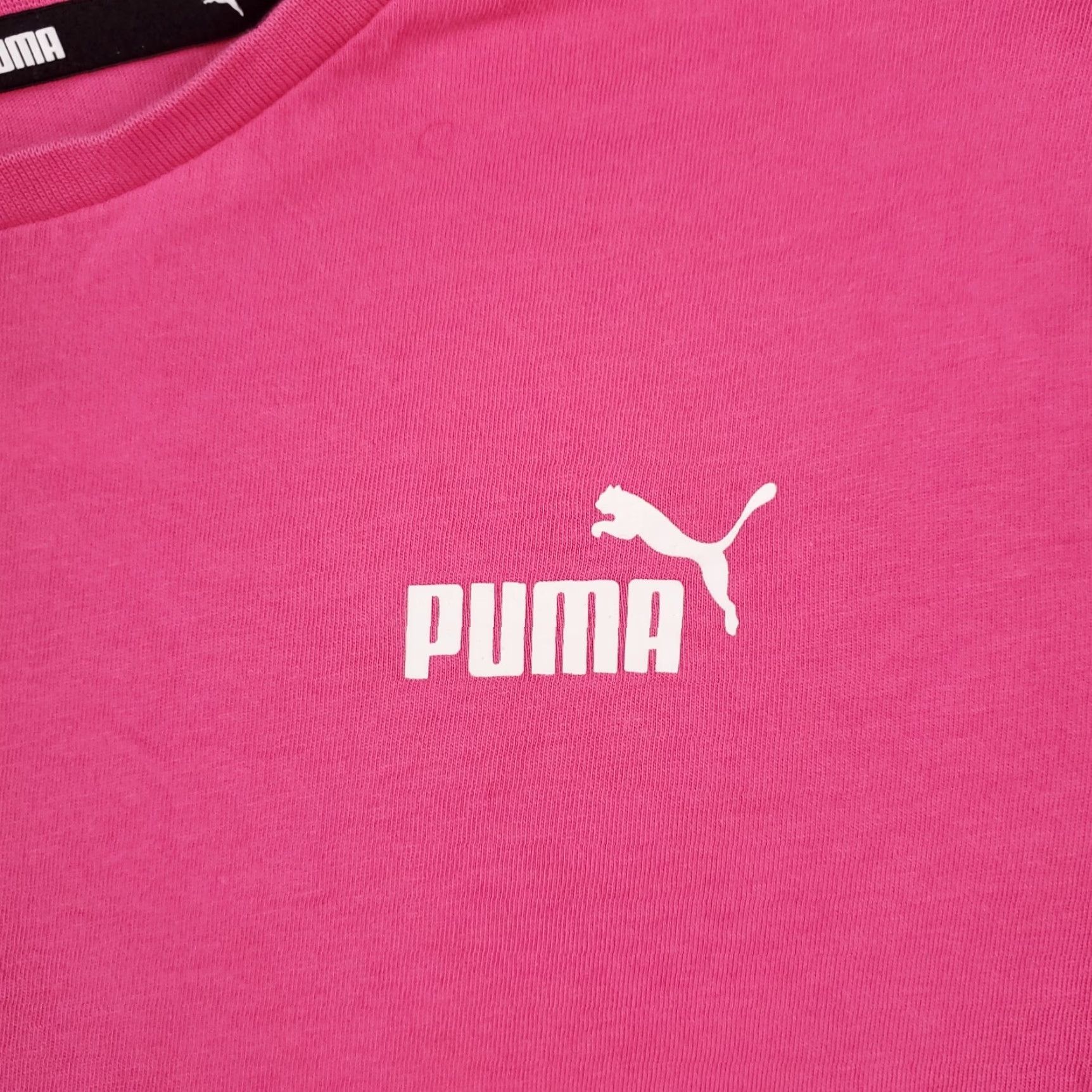 Puma VINTAGE Puma Women's T-Shirt XS Pink Casual Cotton Logo Short Sleeve Size XS / US 0-2 / IT 36-38 - 2 Thumbnail