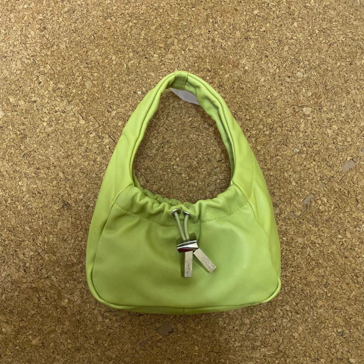 Designer × Salvatore Ferragamo Y2K Ferragamo Mini Shoulder Bag – Lime Green Statement Piece Size ONE SIZE - 1 Thumbnail