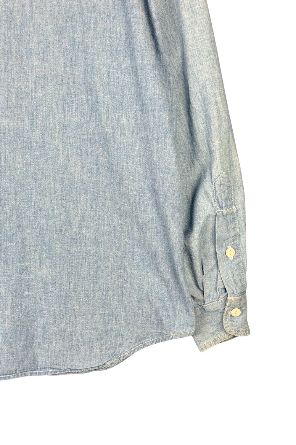 Ralph Lauren 90s RL Authentic Dungarees Chambray Work Shirt - Made in USA Size US XS / EU 42 / 0 - 10 Thumbnail