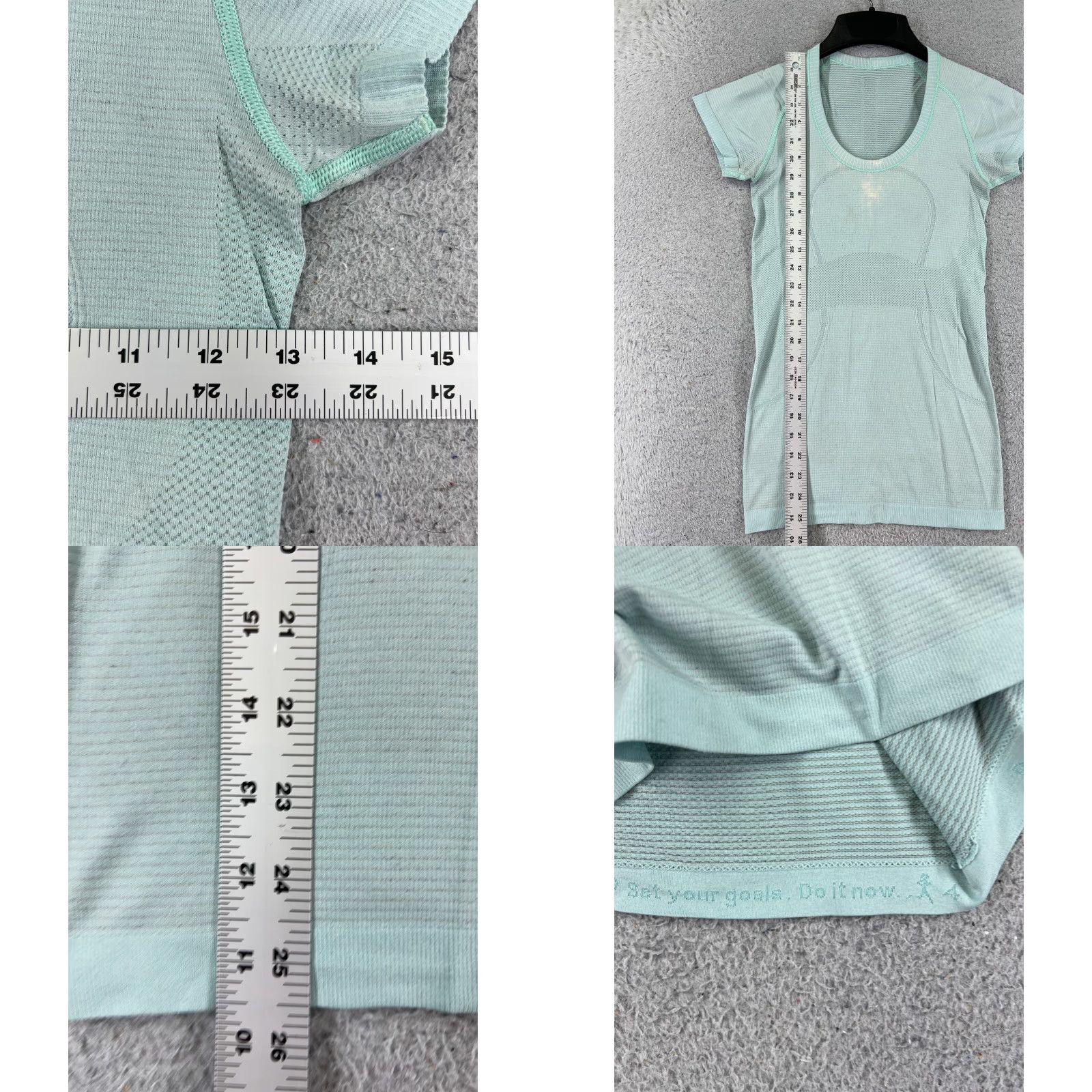 Lululemon Lululemon Shirt Women 4 Blue Swiftly Tech Running Gym Scoop Neck T-Shirt READ Size S / US 4 / IT 40 - 8 Thumbnail