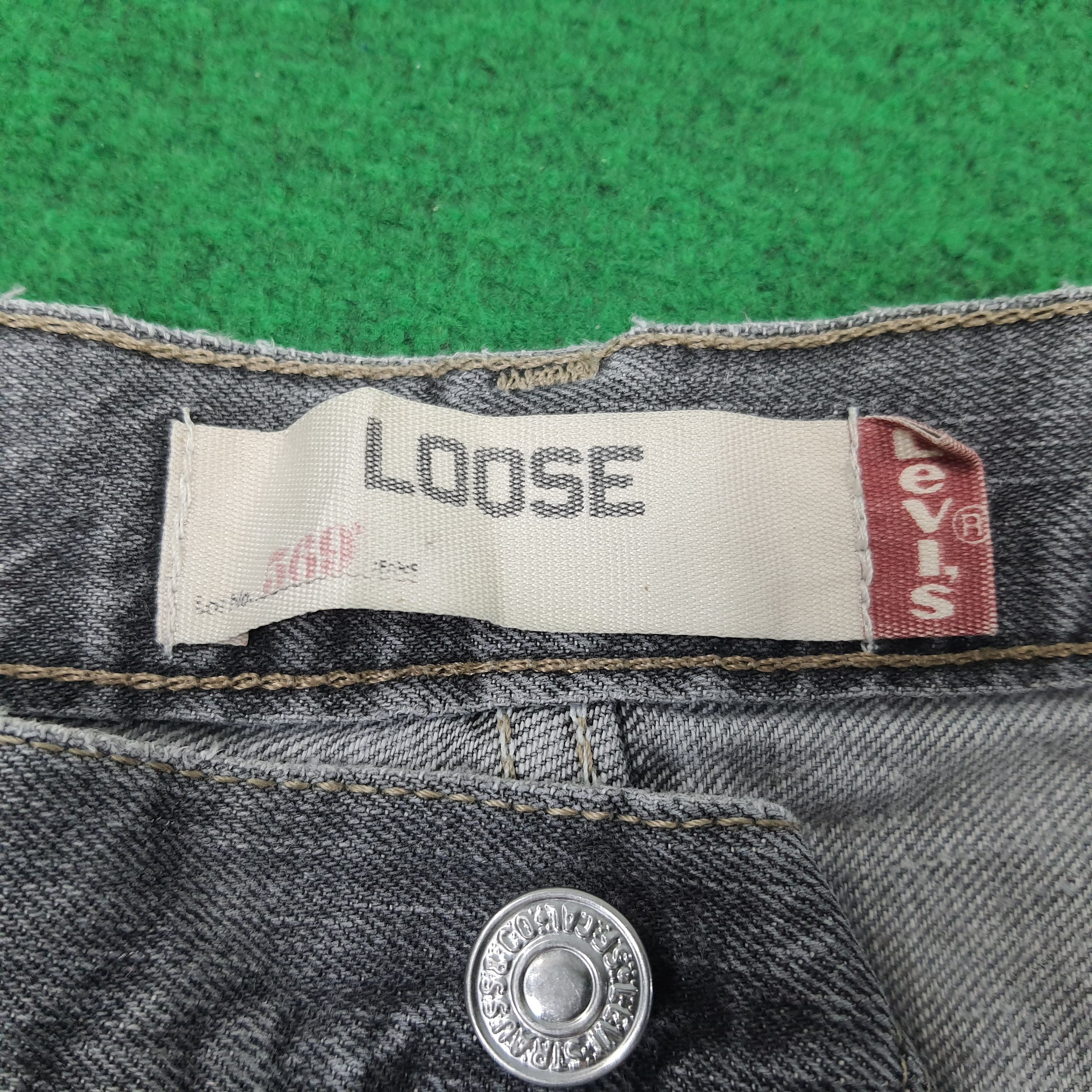 Levi's × Vintage Vintage Levi's 569 Loose Distressed Short Jeans Size US 36 / EU 52 - 6 Thumbnail