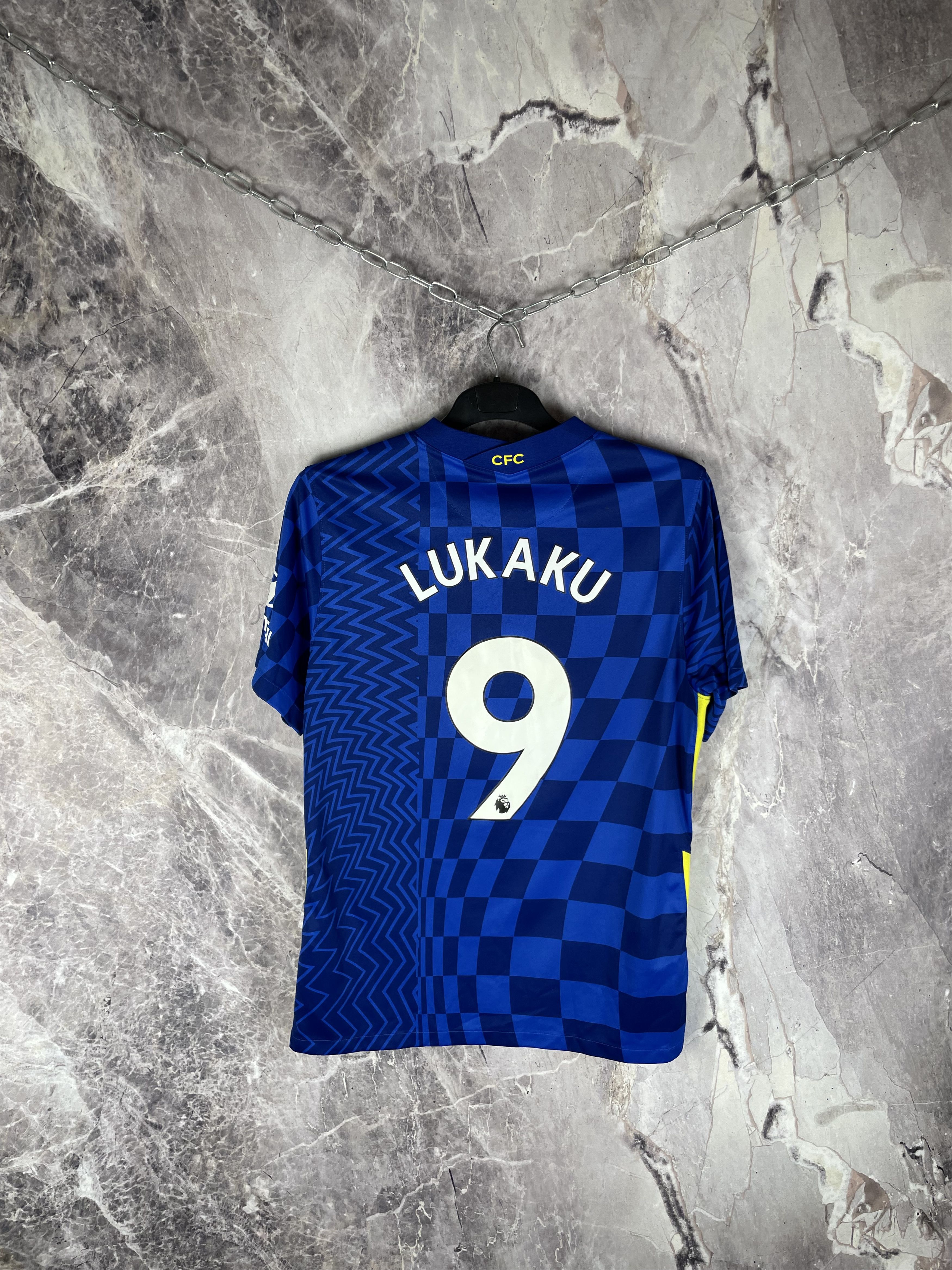 Nike Nike Chelsea FC #9 Lukaku home soccer football jersey Size US L / EU 52-54 / 3 - 8 Thumbnail