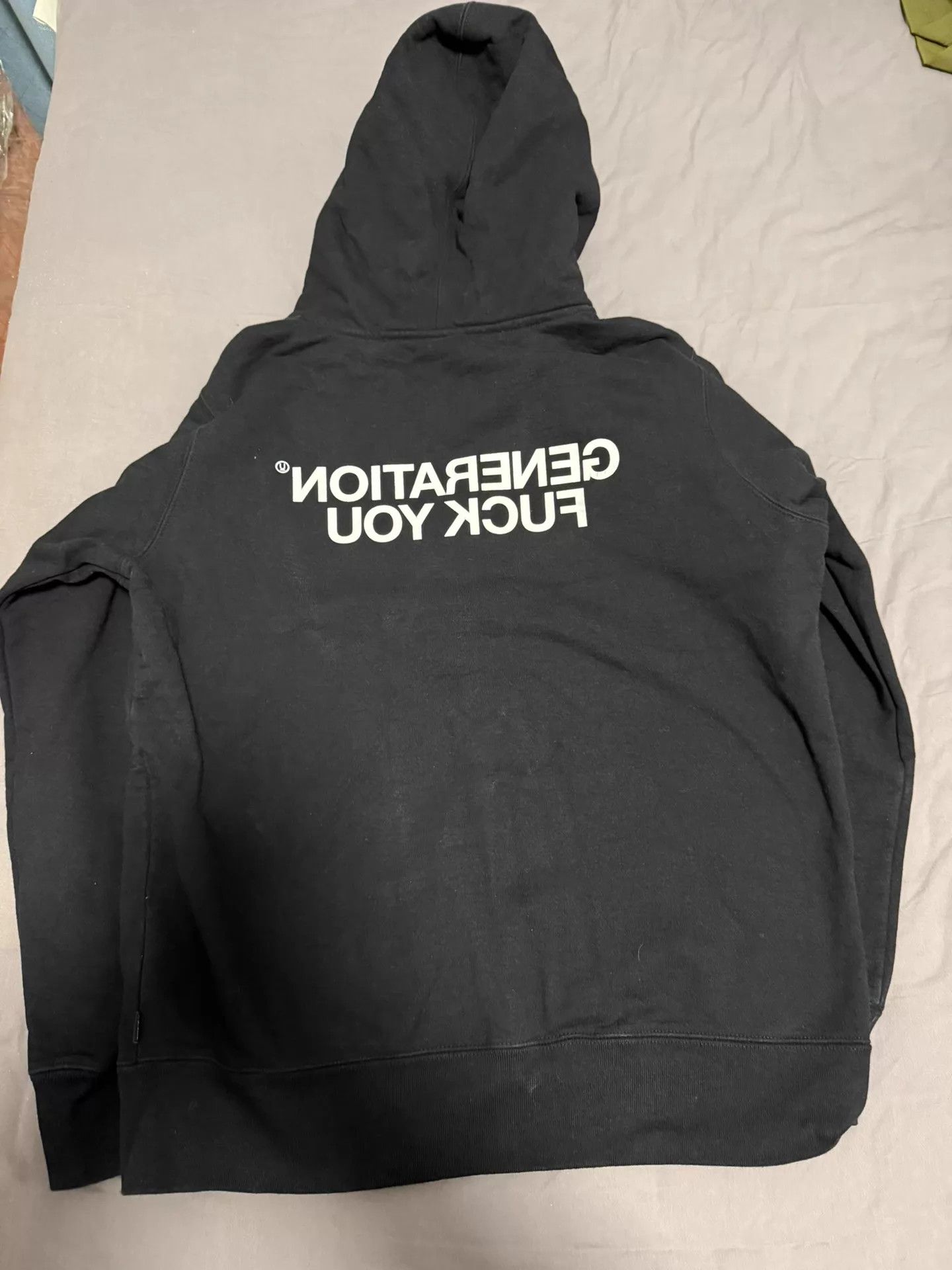 Supreme Supreme x UNDERCOVER 16FW FUCK YOU ZIP LOGO HOODIE BLACK L Size US L / EU 52-54 / 3 - 5 Thumbnail