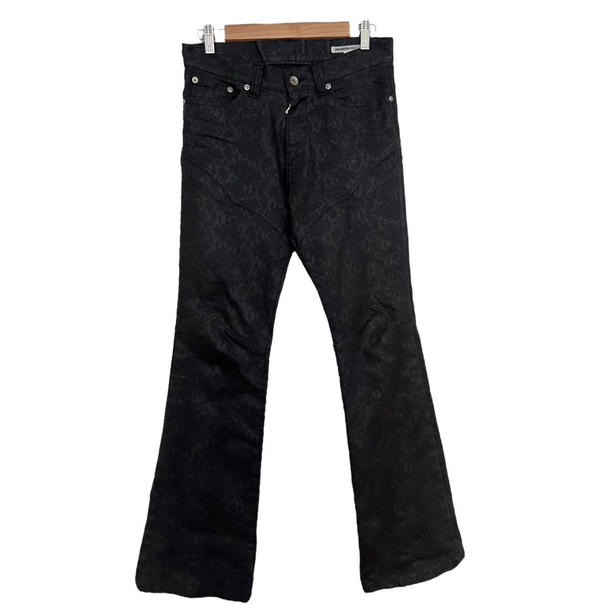 パンツ 00s semanticdesign flare damage denim L file.jpg