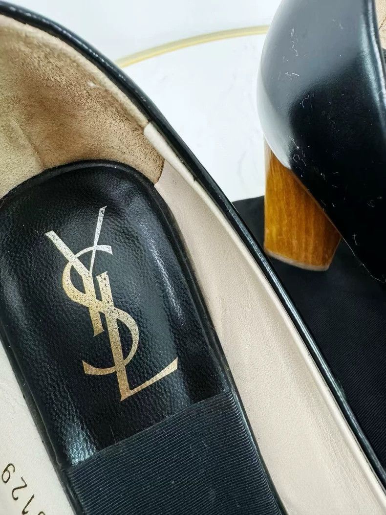 Yves Saint Laurent YSL High Heels 37.5 Size Secondhand-2506 Size US 8 / IT 38 - 2 Thumbnail