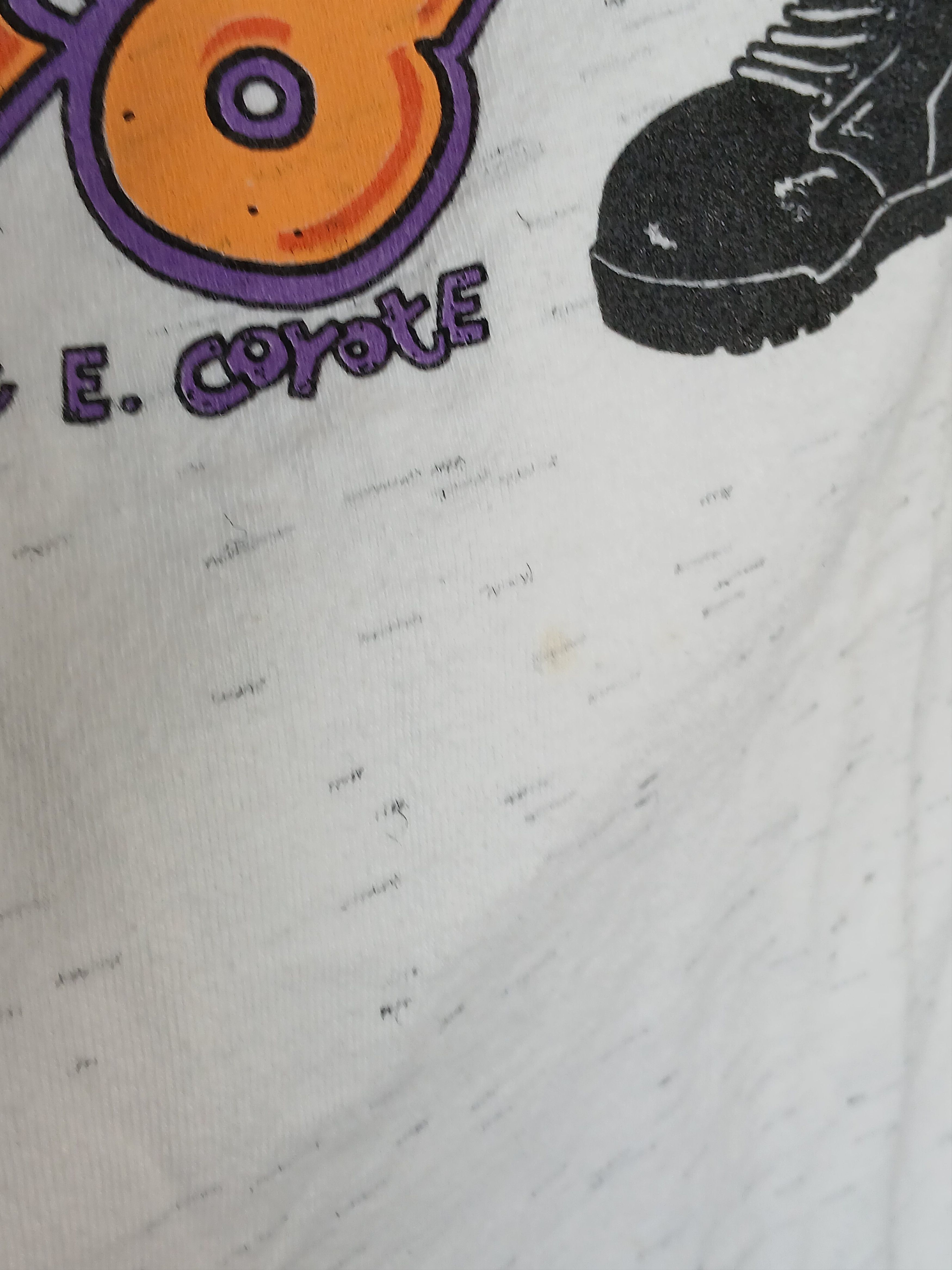 Cartoon Network × Vintage × Warner Bros Vintage 1993 Looney Tunes Wile E Coyote T-Shirt Size US XL / EU 56 / 4 - 6 Thumbnail