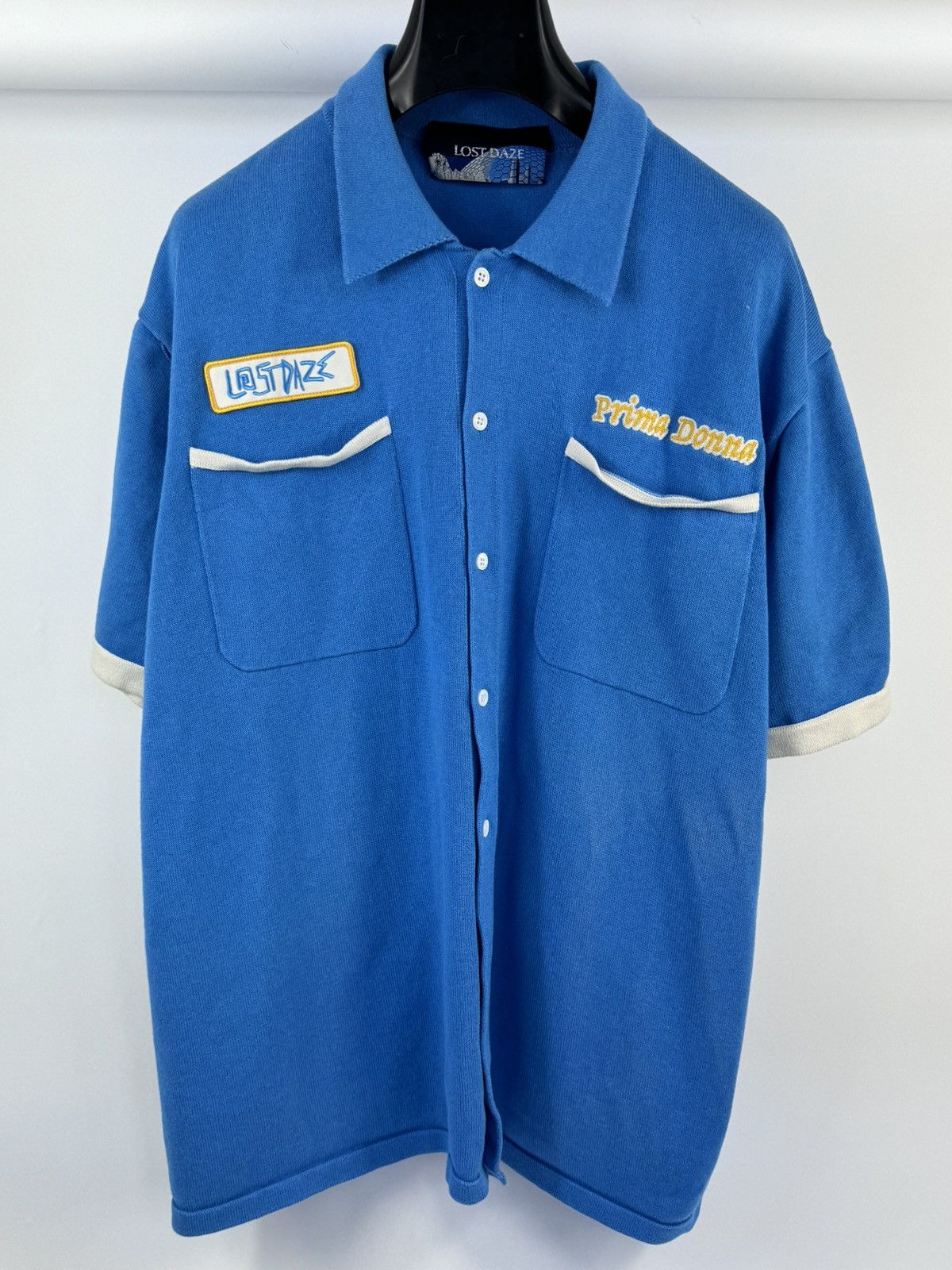 Lost Daze LOGO PRINT KNIT SHIRT Size US XXL / EU 58 / 5 - 1 Thumbnail