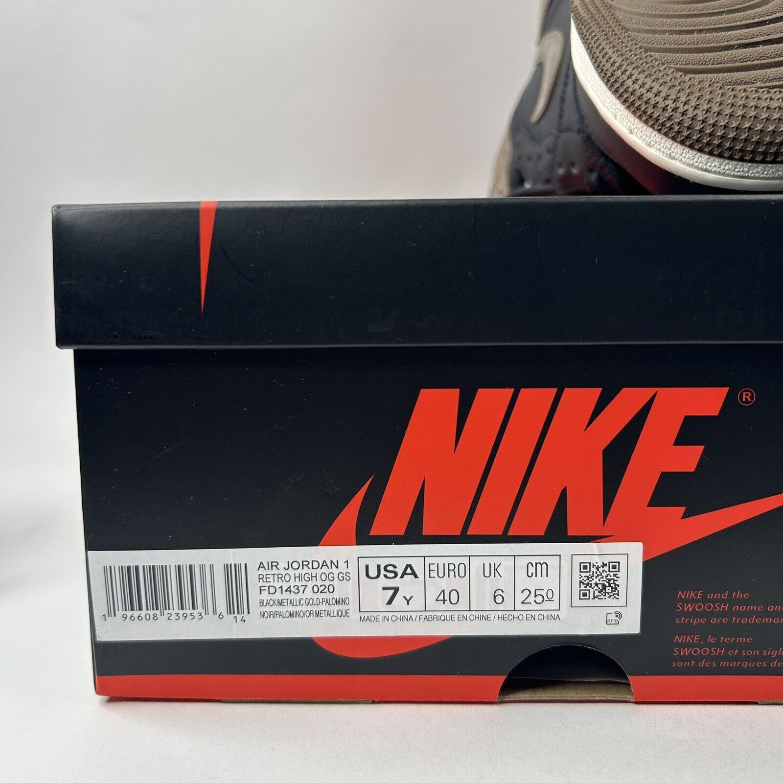 Nike Nike Air Jordan 1 Retro OG High GS “Palomino" 2024 Size US 8.5 / IT 38.5 - 8 Thumbnail