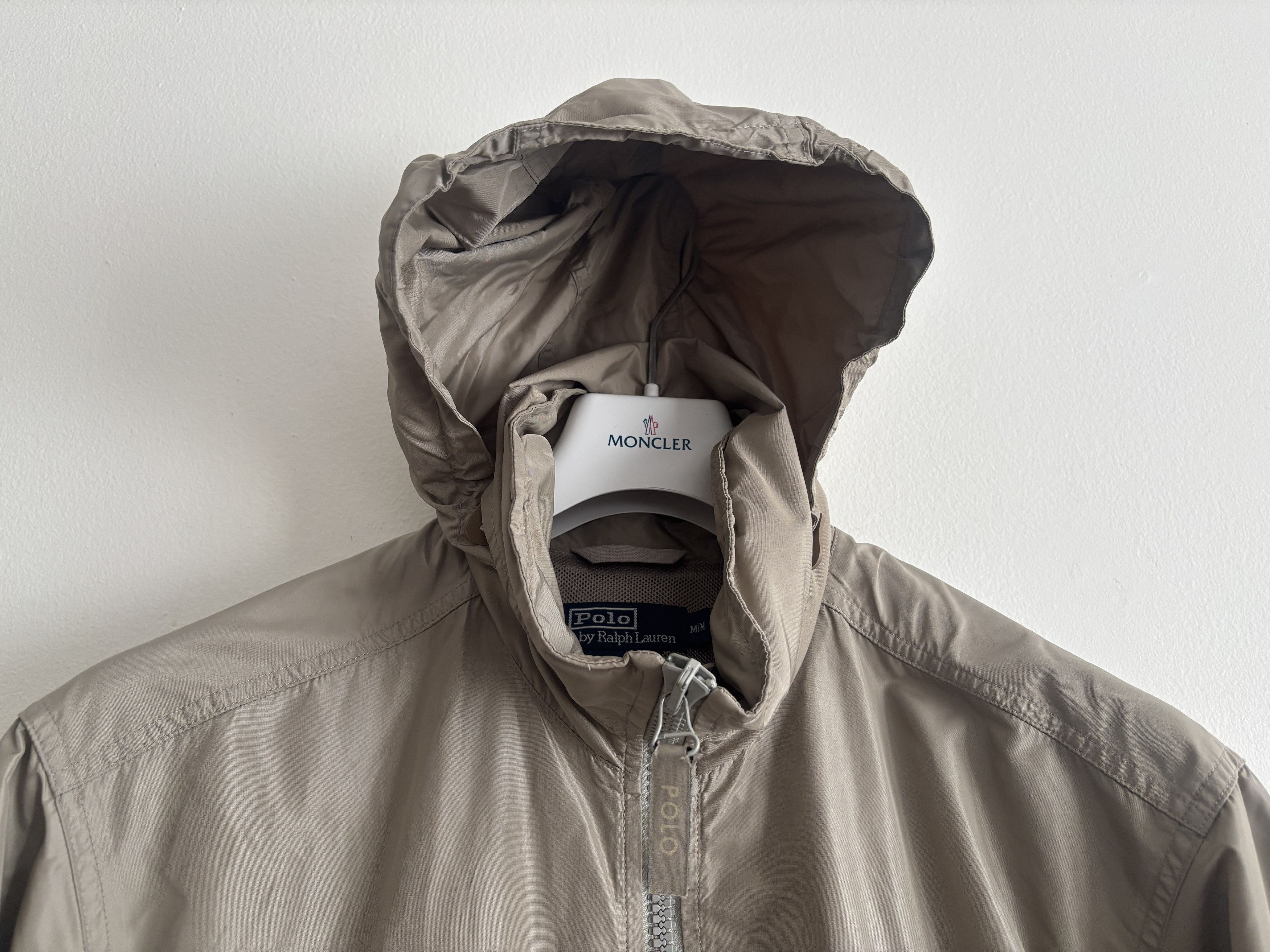 Polo Ralph Lauren VTG Nylon Zip-Up Tan Windbreaker/ Rain Jacket M - Large Size US M / EU 48-50 / 2 - 13 Thumbnail