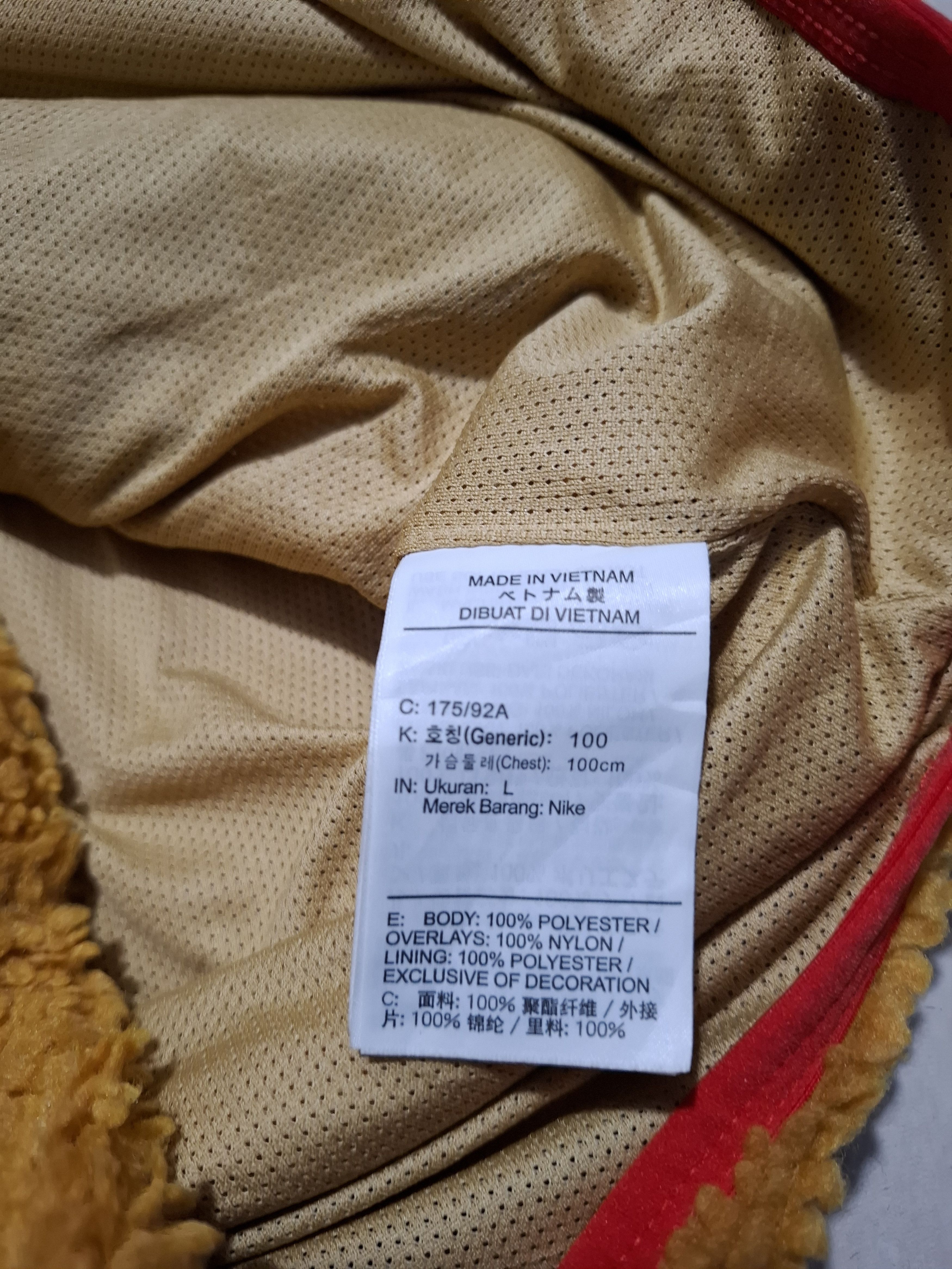 Nike Nike Fleece Sherpa Half Zip Pull Over Retro Jacket L Size US M / EU 48-50 / 2 - 6 Thumbnail