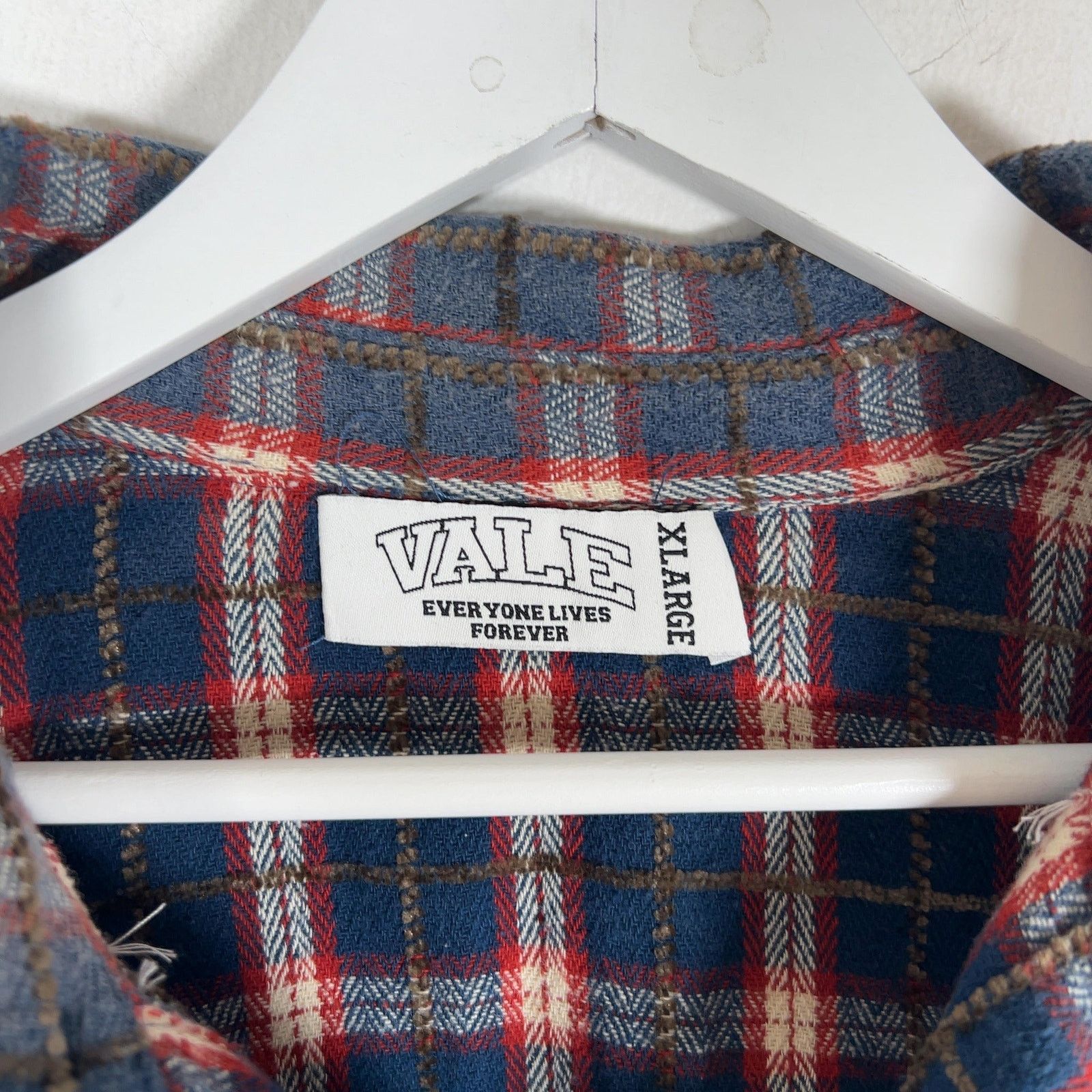 Vale Vale Crystalized Button-Up Flannel Shirt Size US XL / EU 56 / 4 - 3 Thumbnail