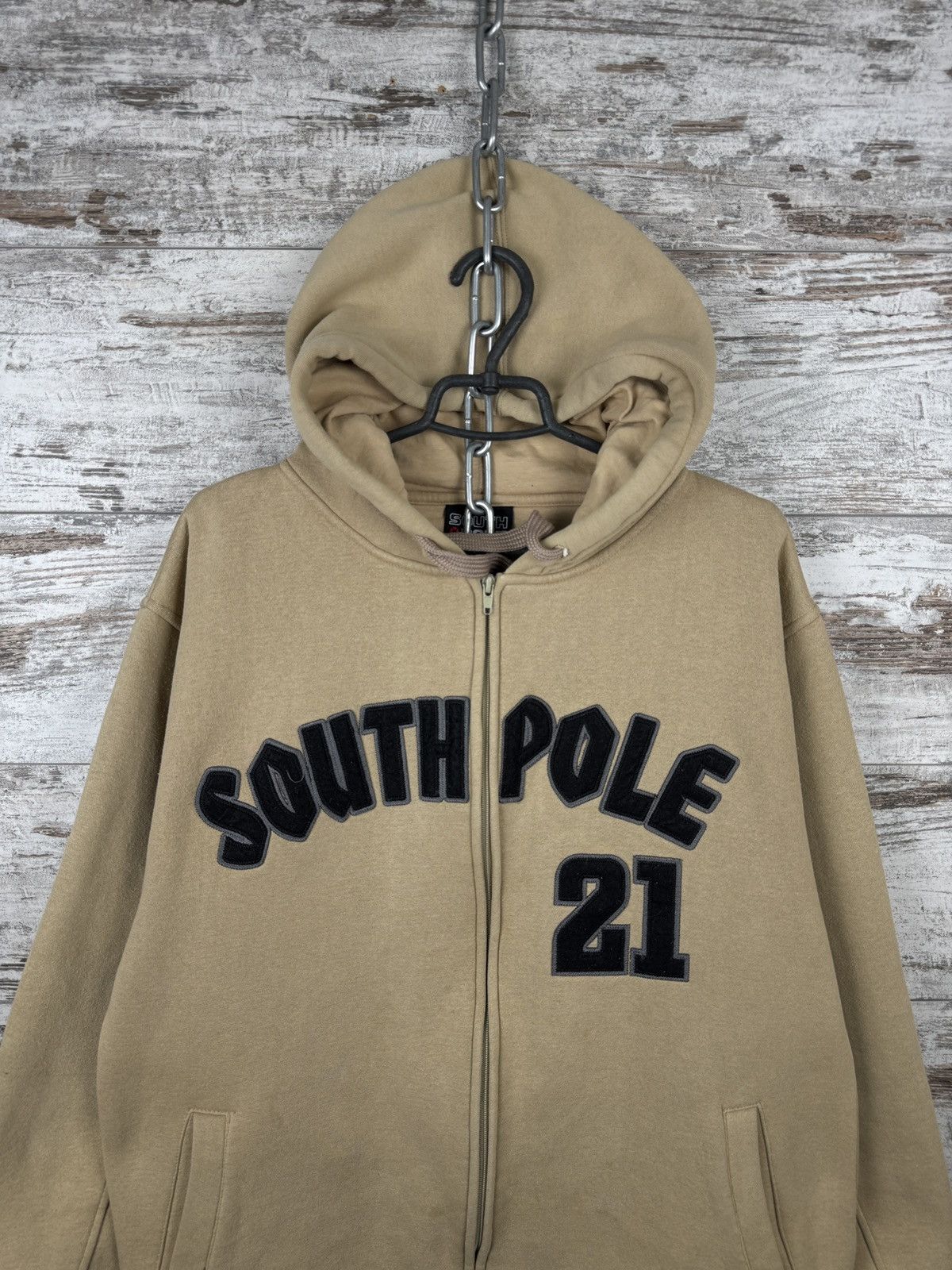 Southpole Mens Vintage SouthPole 21 Zip hoodie y2k jacket crazy Size US L / EU 52-54 / 3 - 3 Thumbnail