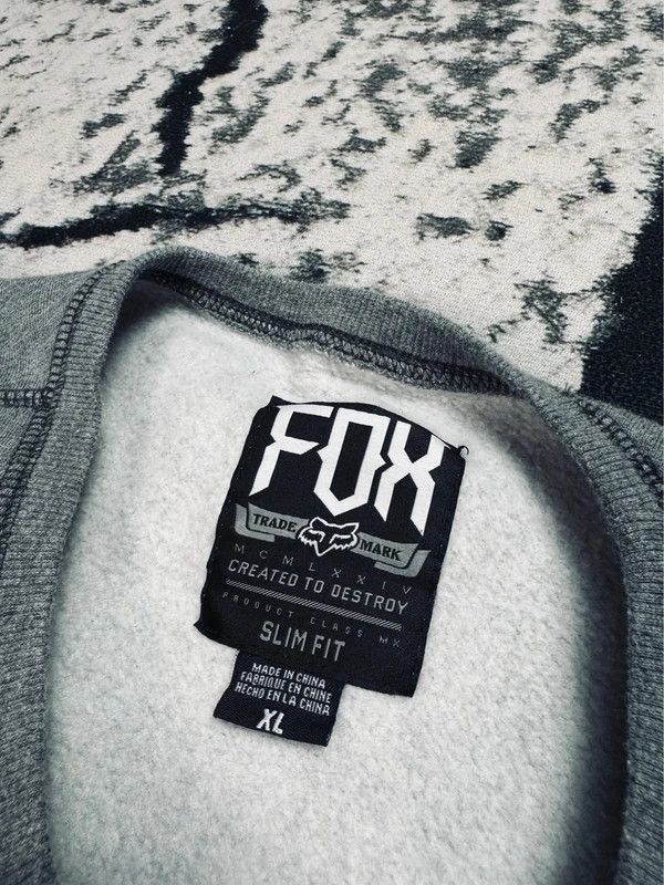 Other Fox crewneck sweatshirt gray XL enduro Size US XL / EU 56 / 4 - 4 Thumbnail