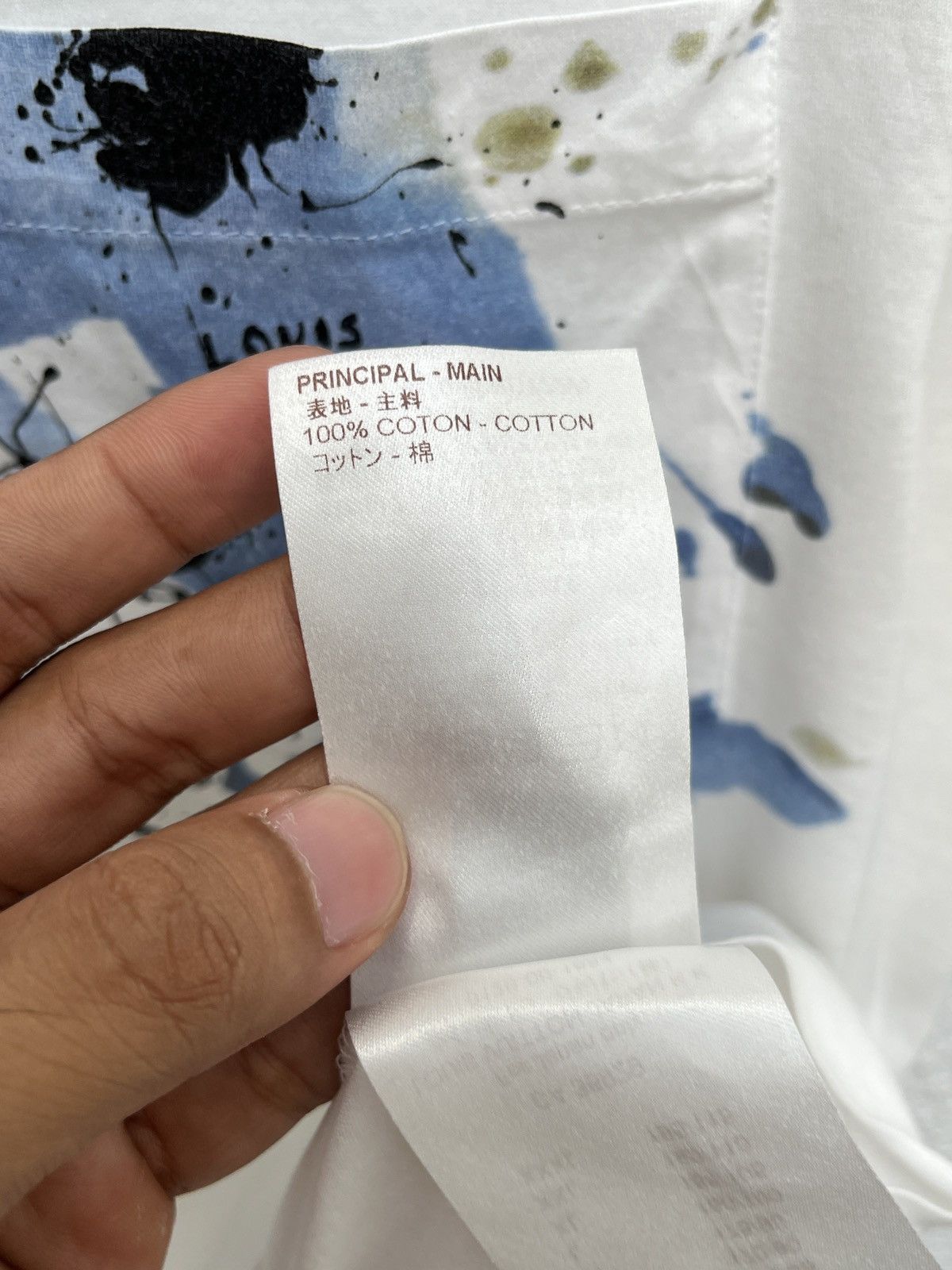Louis Vuitton Louis Vuitton Paint Splatter Tshirt Size US M / EU 48-50 / 2 - 6 Thumbnail