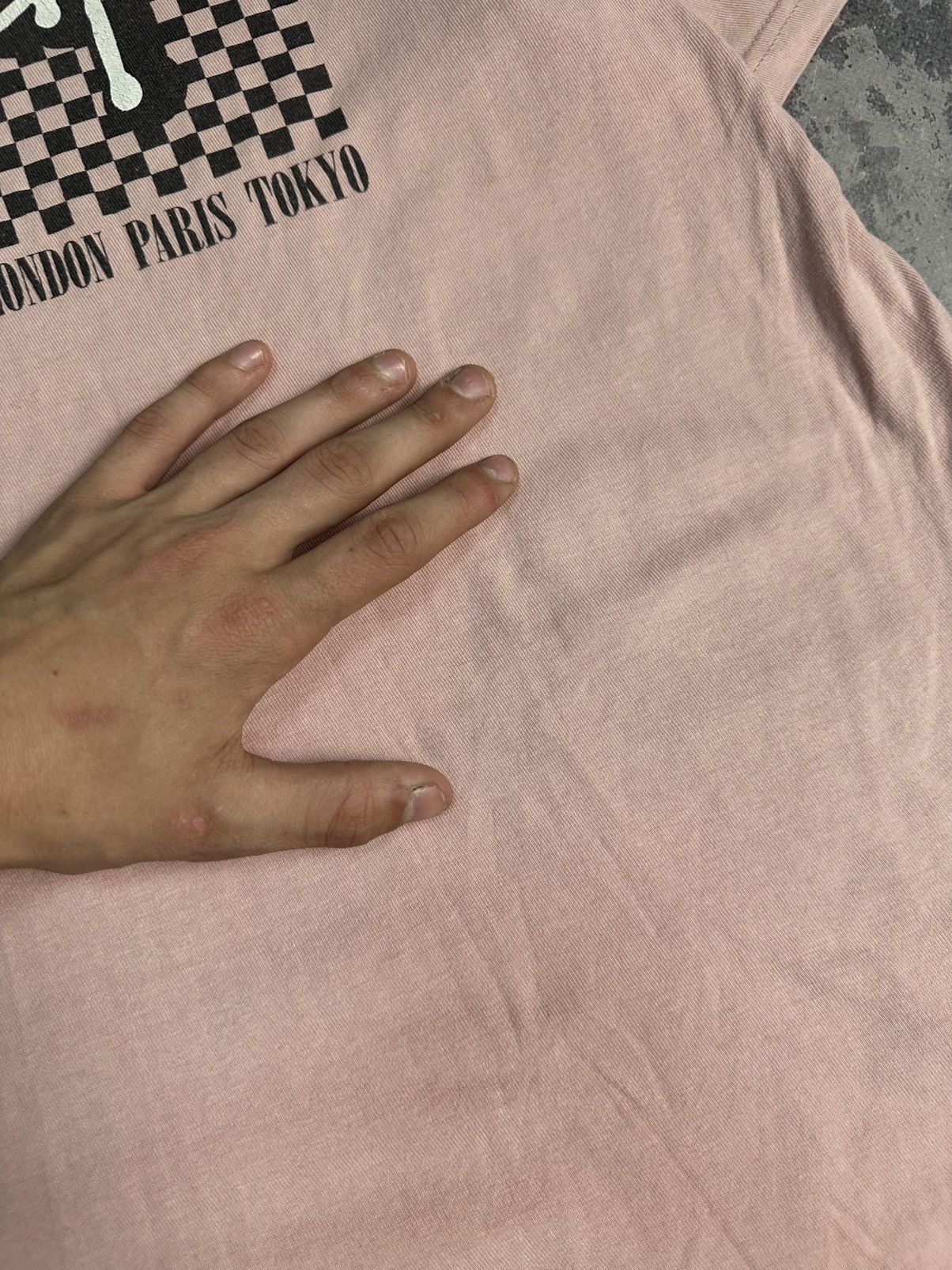 Stussy Vintage Stussy T Shirt Tee Pink Big Logo Baggy Y2K Retro Size US L / EU 52-54 / 3 - 6 Thumbnail