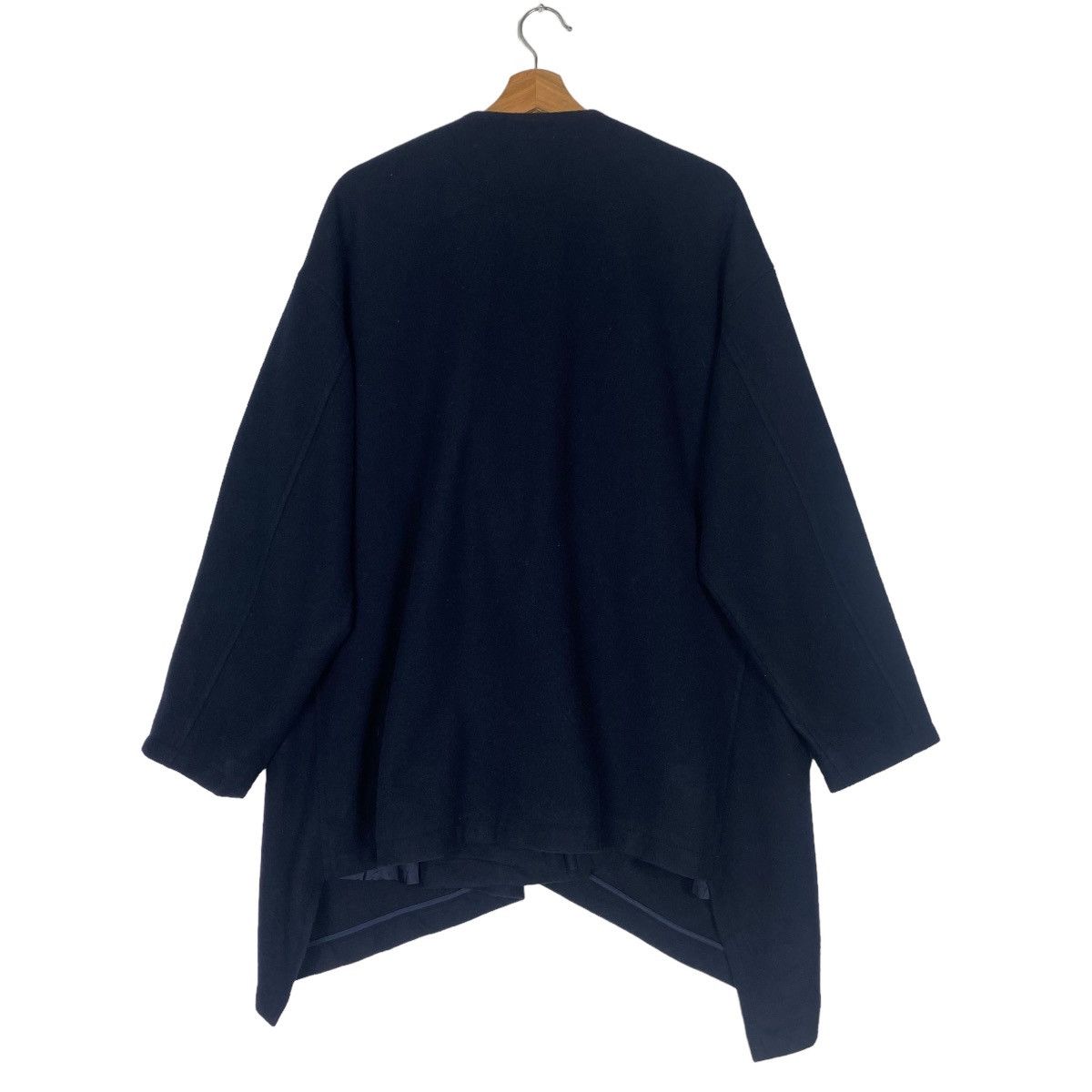 Japanese Brand × Y's × Yohji Yamamoto RUN AWAY Y's Yohji Yamamoto melton wool flare oversized coat Size US M / EU 48-50 / 2 - 8 Thumbnail