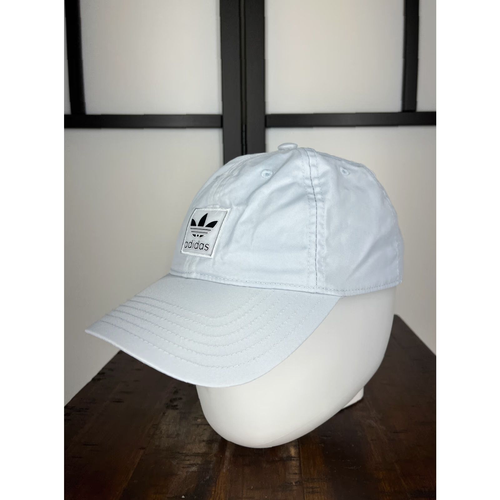 Adidas Adidas Hat Cap Strap Back Womens One Size Blue Embroidered 100% Nylon Outdoors Size ONE SIZE - 4 Thumbnail