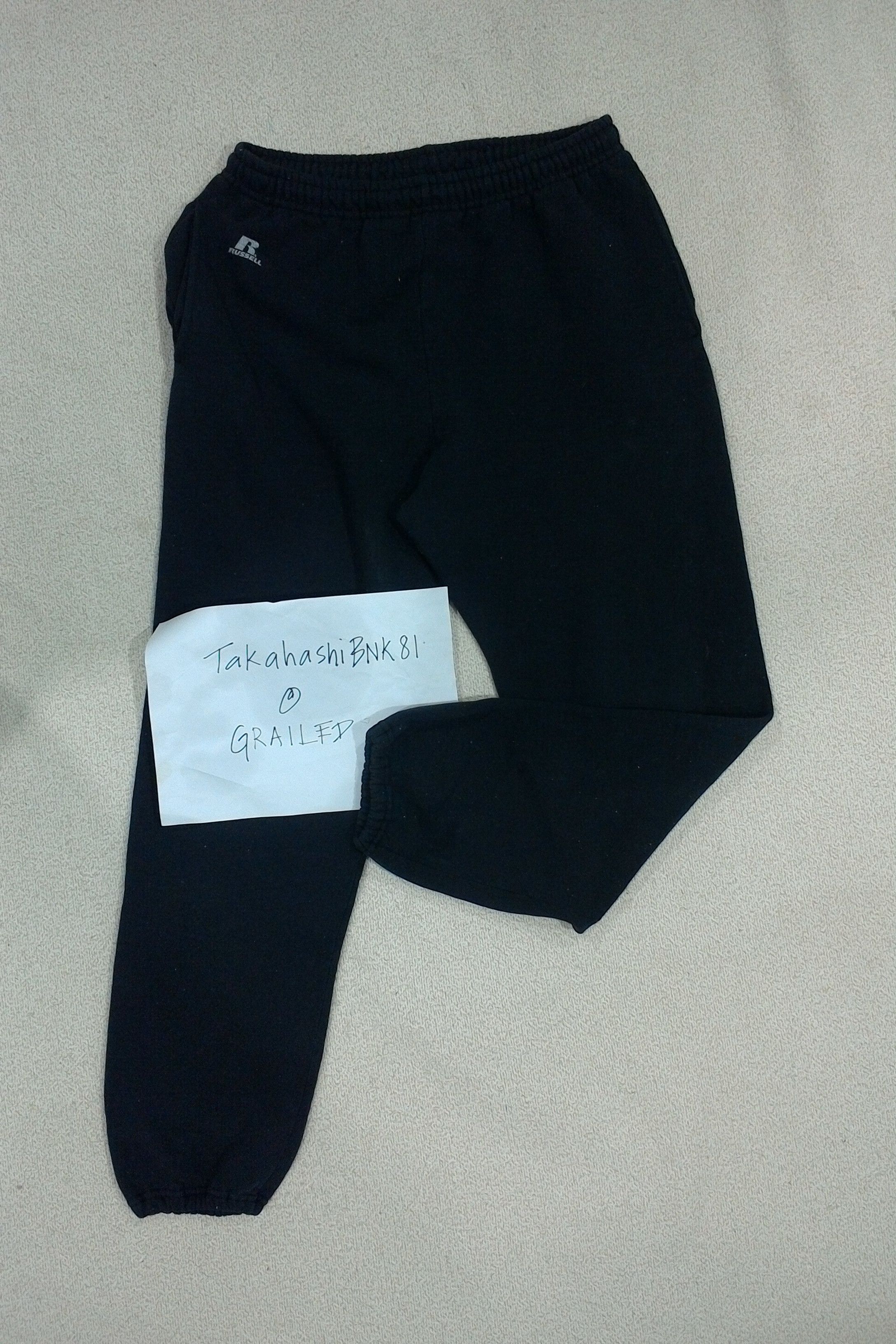 Russell Athletic × Vintage Russell Black sweatpant Size US 34 / EU 50 - 7 Thumbnail