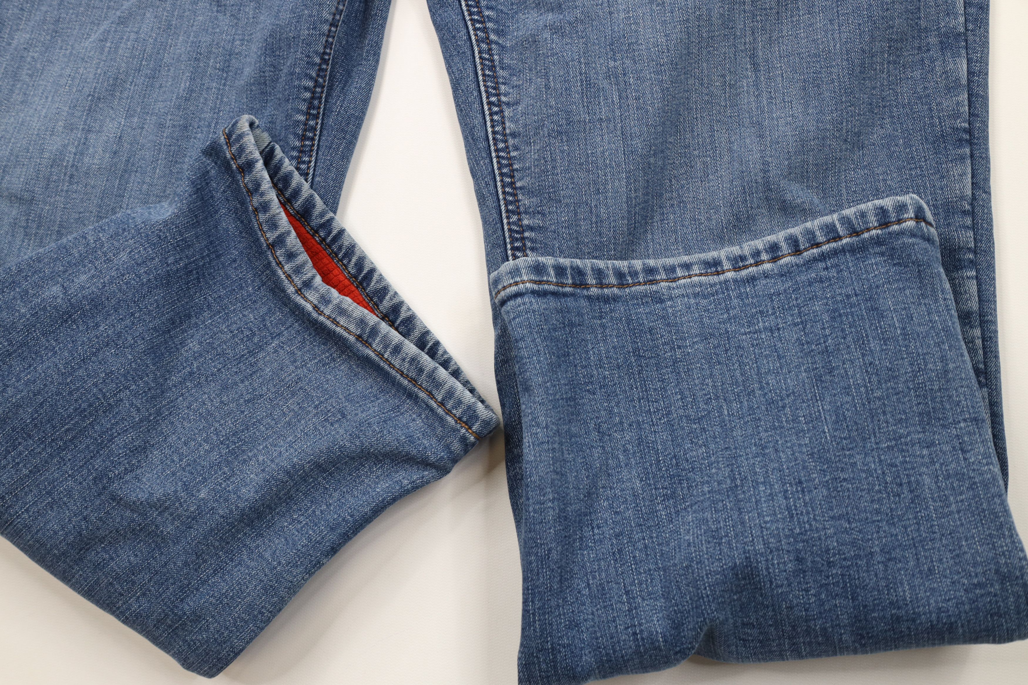 L.L. Bean Vintage LL Bean Fleece Lined Wide Leg Stretch Denim Jeans Size US 40 / EU 56 - 6 Thumbnail