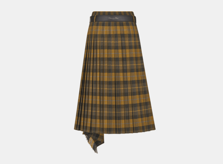 Dior o1w1db10326 511J05 Mid-Length Skirt in Multicolor Size 27" / US 4 / IT 40 - 2 Thumbnail