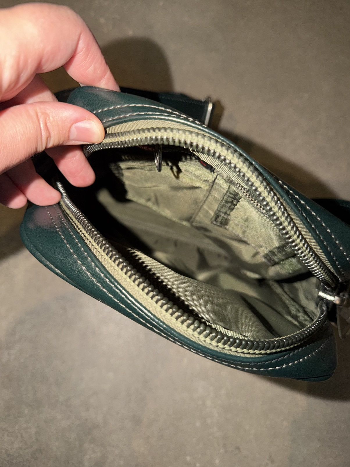 Diesel Diesel Green Crossbody Bag – Vintage Spare Parts Line Size ONE SIZE - 10 Thumbnail