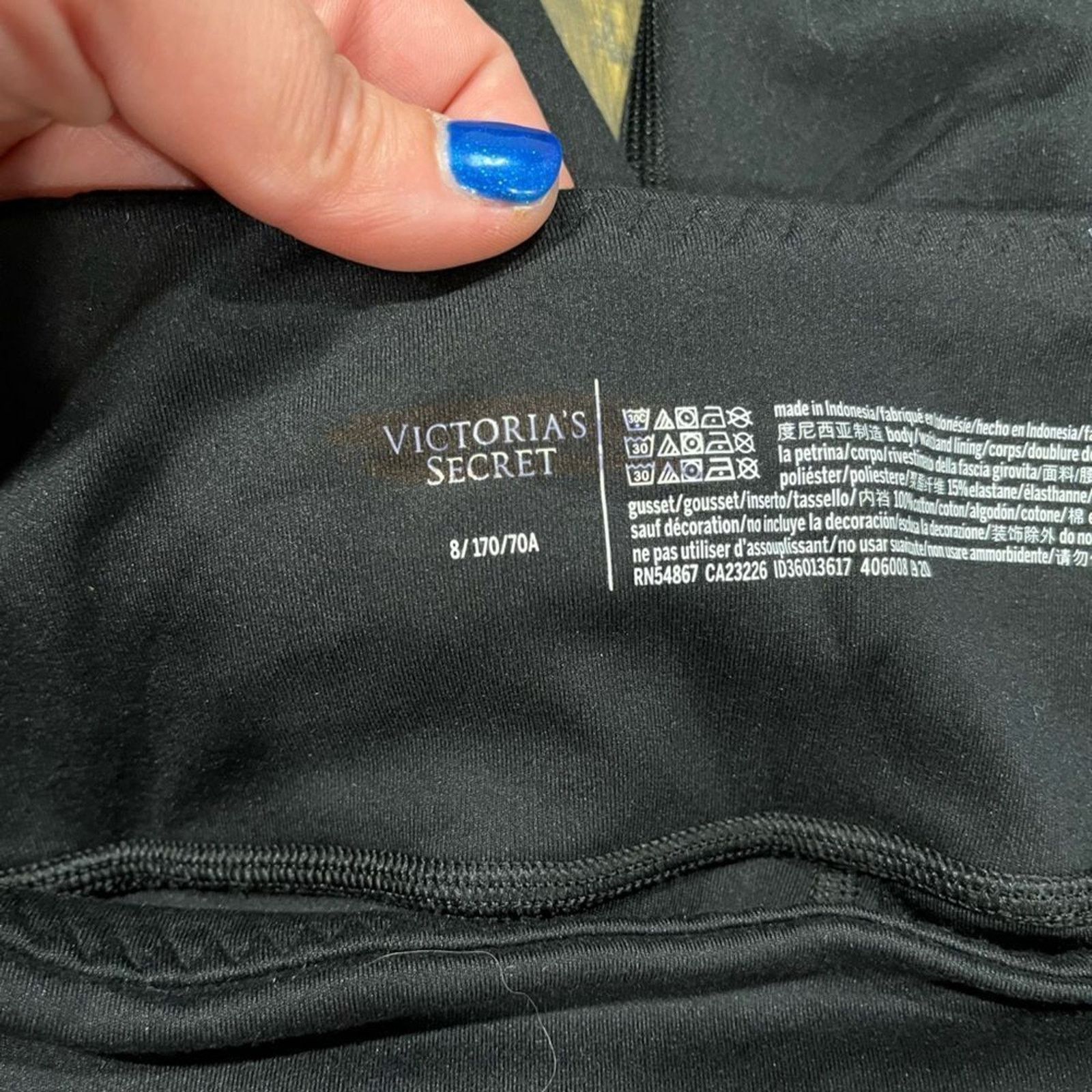 Victoria's Secret NWOT Victoria's Secret Athletic Ankle Length Leggings Size 8 Size 30" / US 8 / IT 44 - 9 Thumbnail