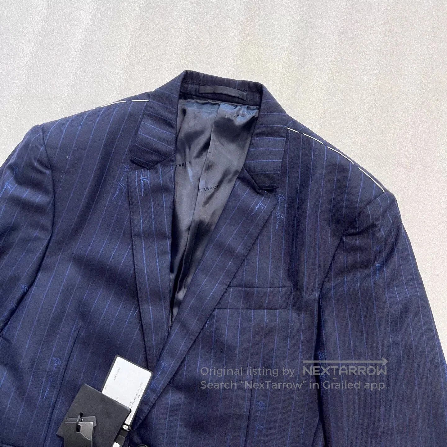 Versace Versace Men's Wool Suit Jacket. Size US M / EU 48-50 / 2 - 2 Thumbnail