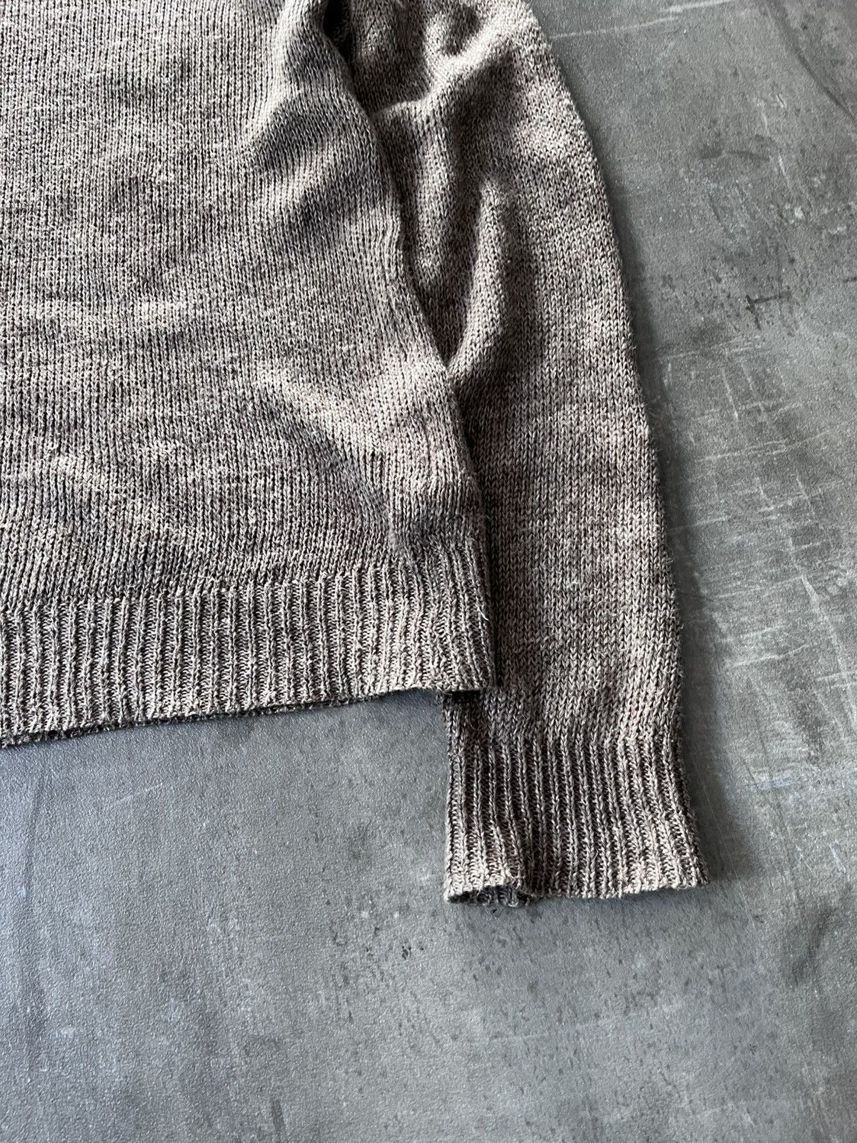 Our Legacy Our Legacy brown 100% lienen sweater Size US M / EU 48-50 / 2 - 3 Thumbnail
