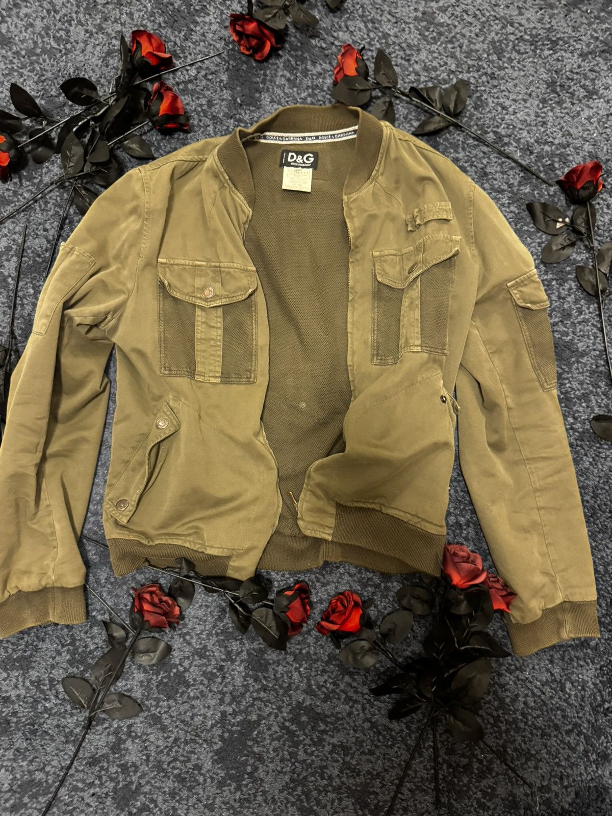 Dolce & Gabbana SS2003 Dolce & Gabbana Combat Military Multi Pockets Jacket Size US XL / EU 56 / 4 - 1 Thumbnail