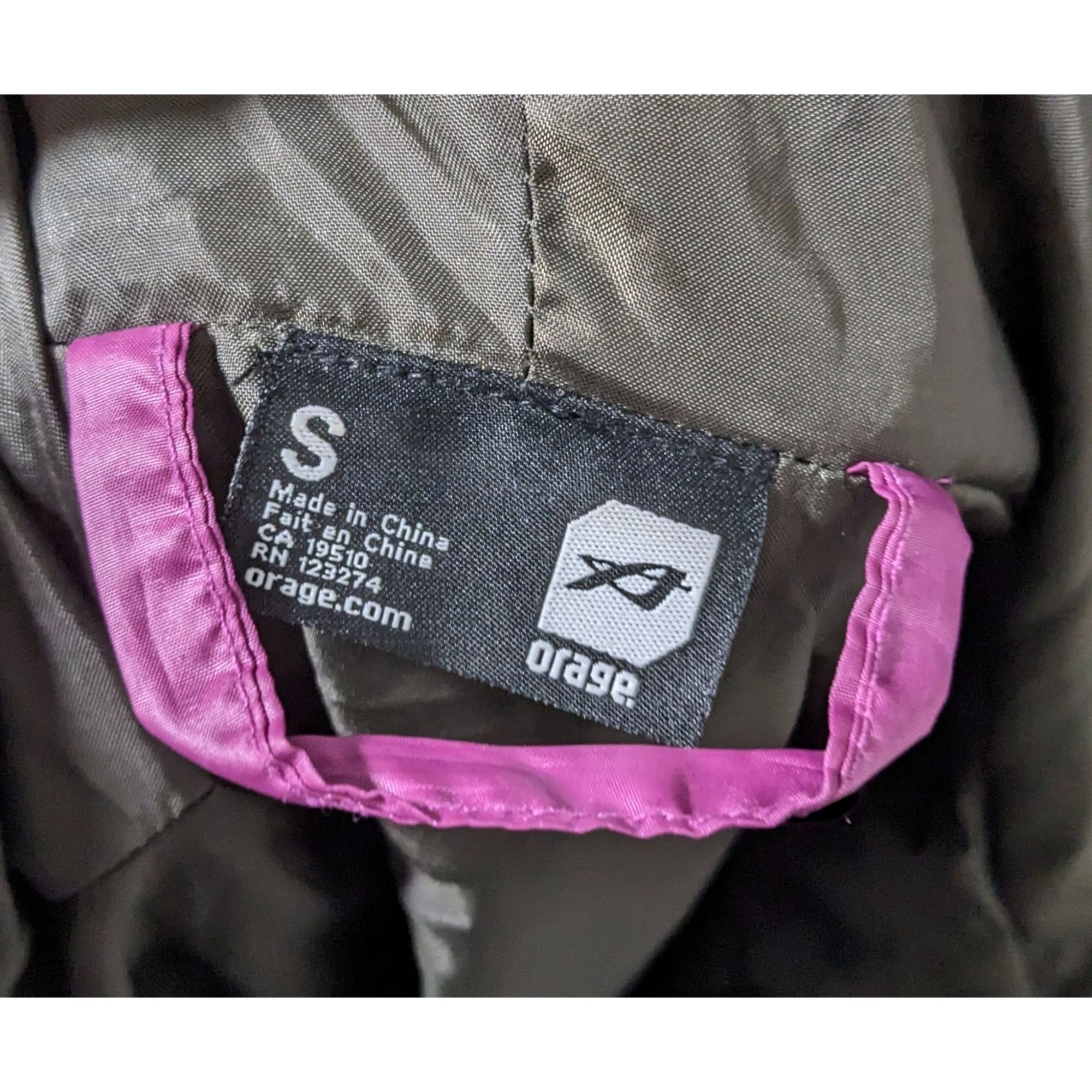 Orage Orage Womens Purple Hooded Ski Jacket Lightweight Waterproof Size S / US 4 / IT 40 - 5 Thumbnail