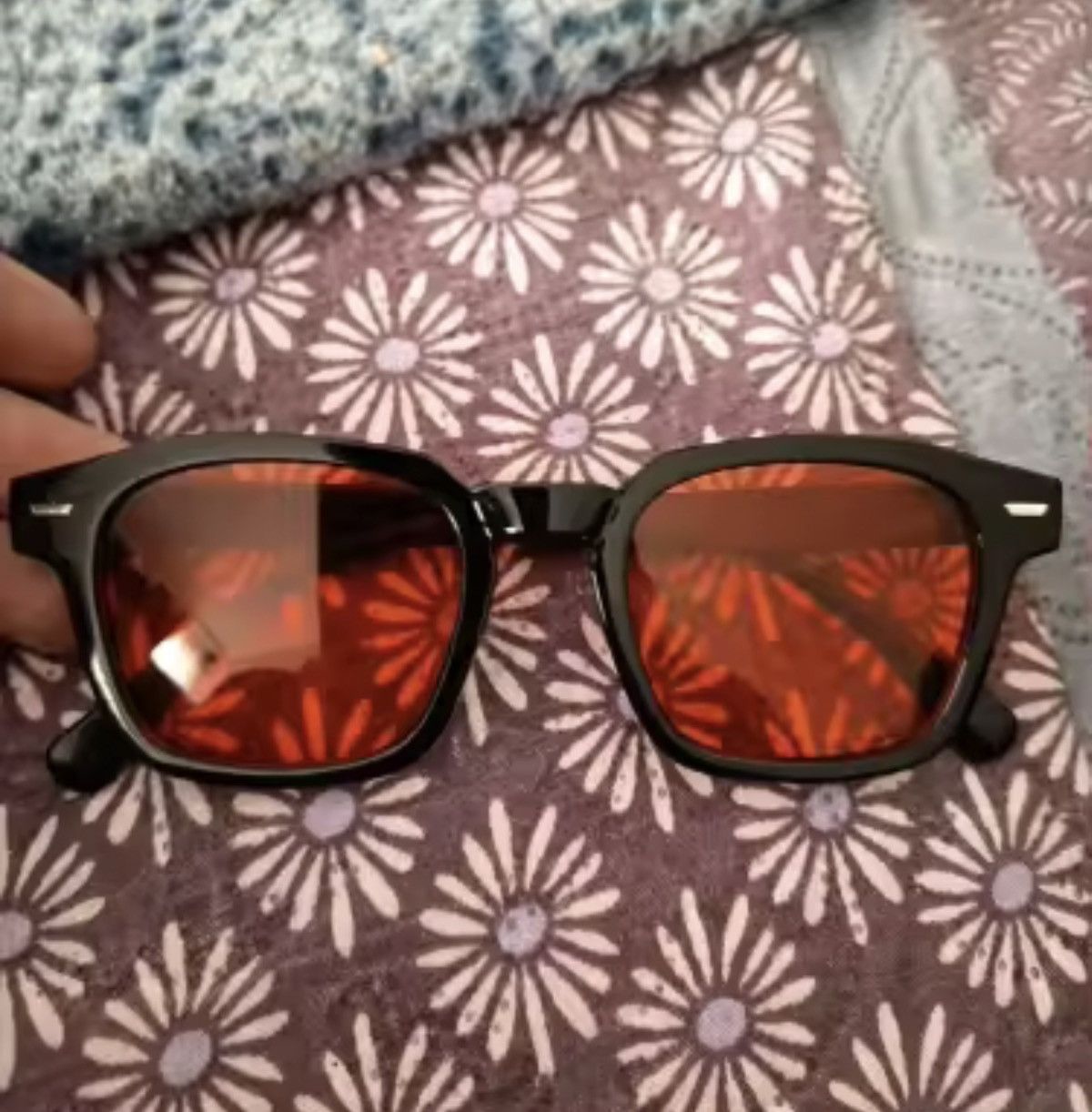 Electric Visual Y2K Punk Rectangle Sunglasses Cyber Goth Streetwear Size ONE SIZE - 4 Thumbnail