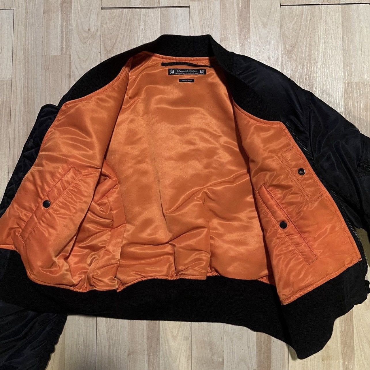 Sasquatchfabrix Short Length MA-1 Bomber Jacket Size US L / EU 52-54 / 3 - 7 Thumbnail
