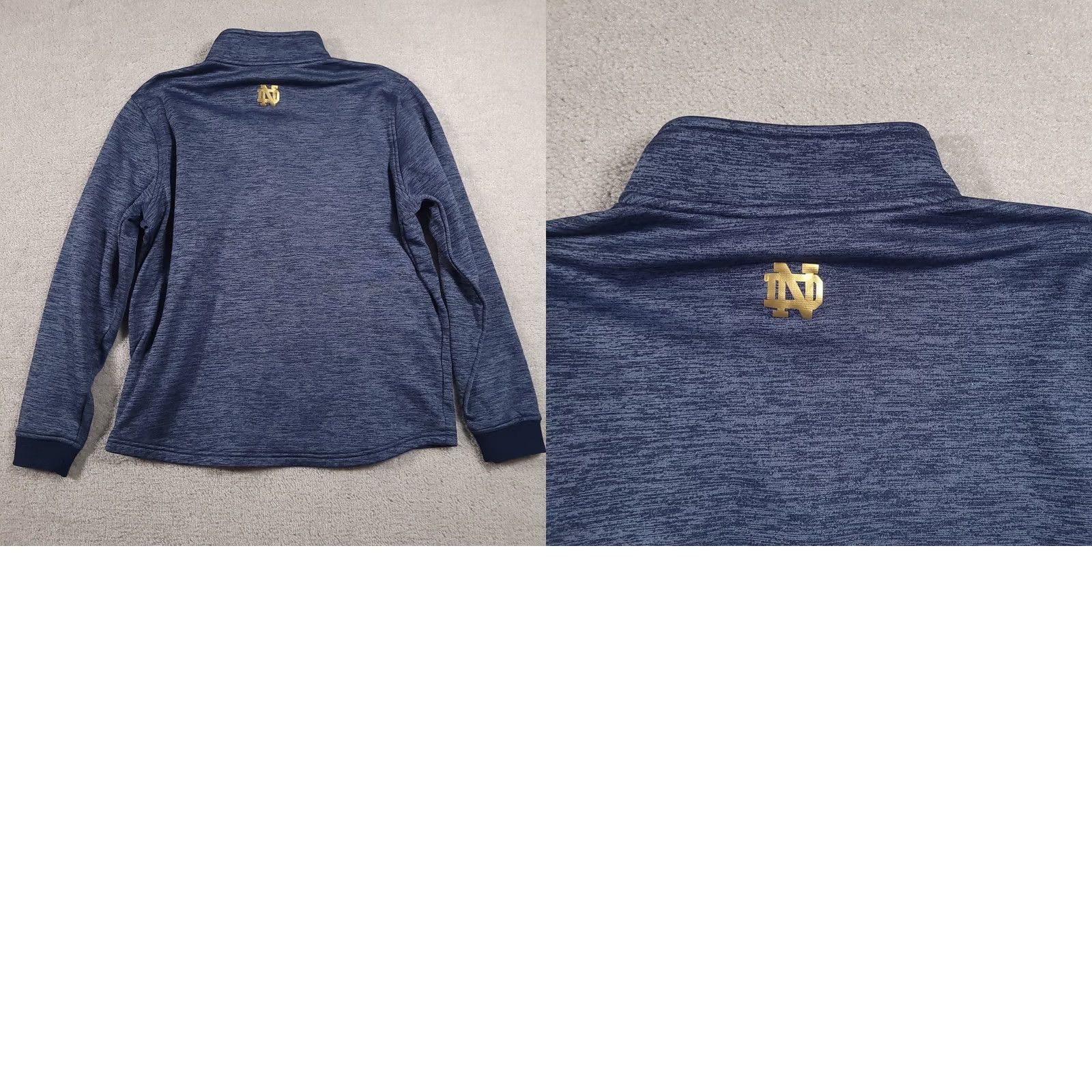 Under Armour Under Armour ColdGear 1/4 Zip Pullover Sweatshirt Mens Large Blue Size US L / EU 52-54 / 3 - 9 Thumbnail